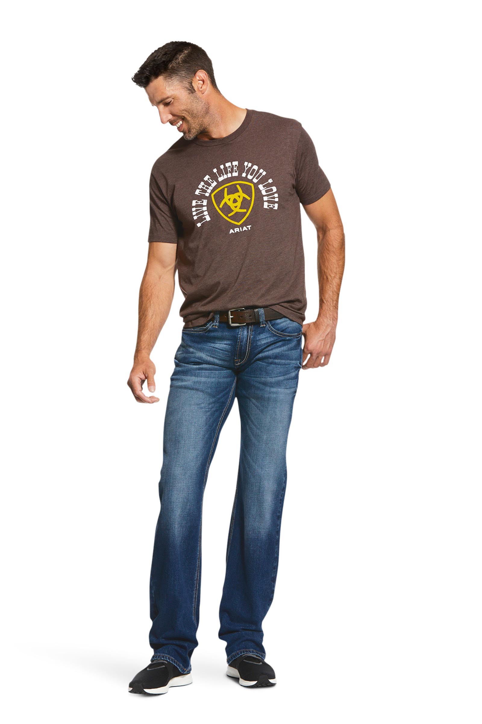 Ariat Nassau M7 Rocker herrjeans med raka ben