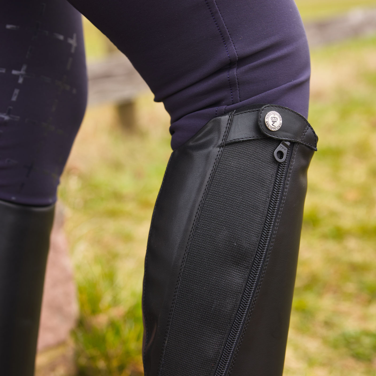 Horze Hannover ridstövlar i PU-läder, dam