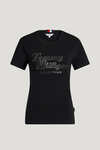 Tommy Hilfiger Equestrian Malibu T-shirt f&ouml;r dam med strass