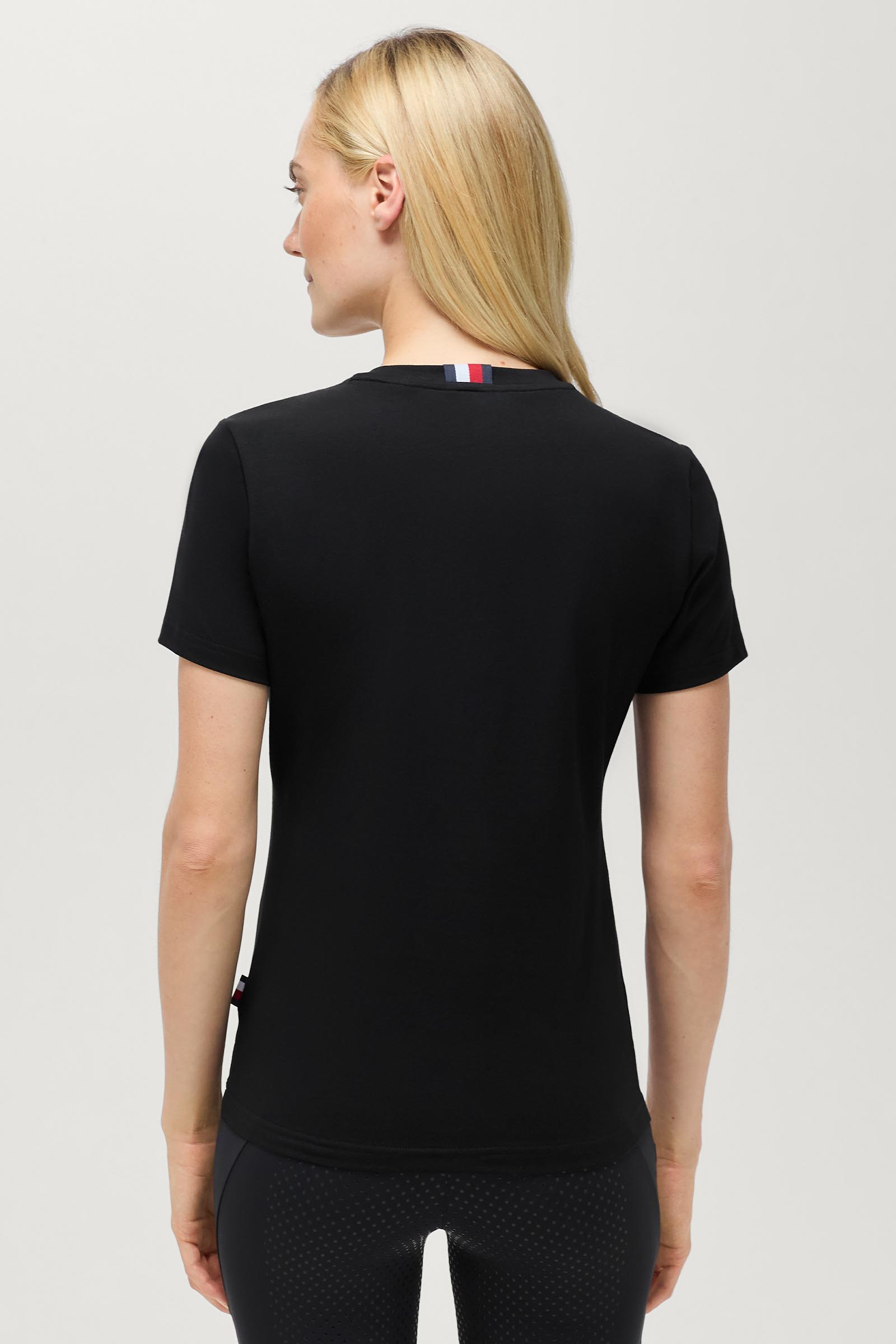 Tommy Hilfiger Equestrian Malibu T-shirt f&ouml;r dam med strass