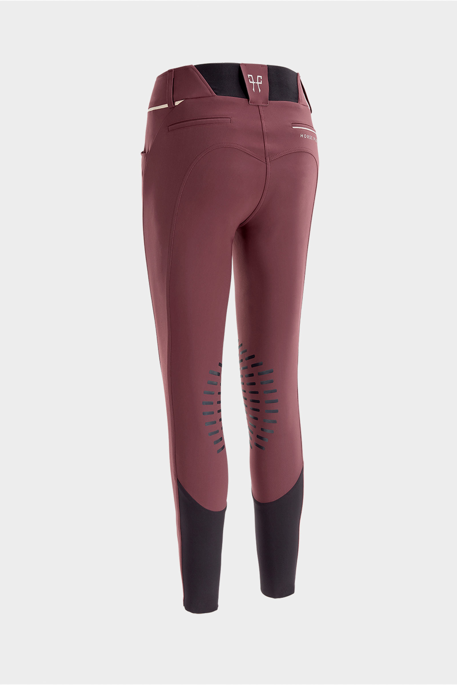 Burgundy Horse Pilot X-Design ridbyxor dam