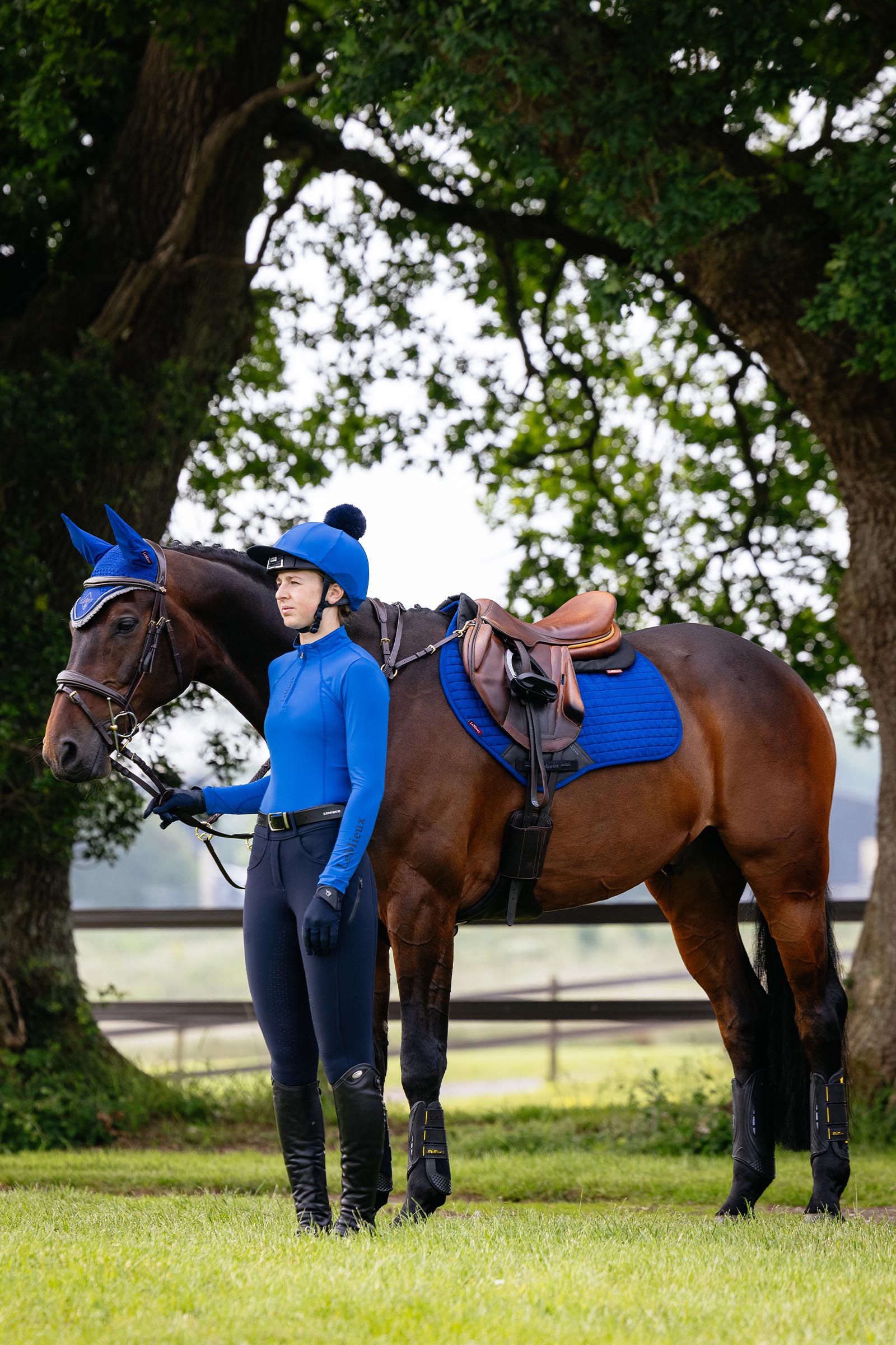 LeMieux Suede Close Contact hoppschabrak