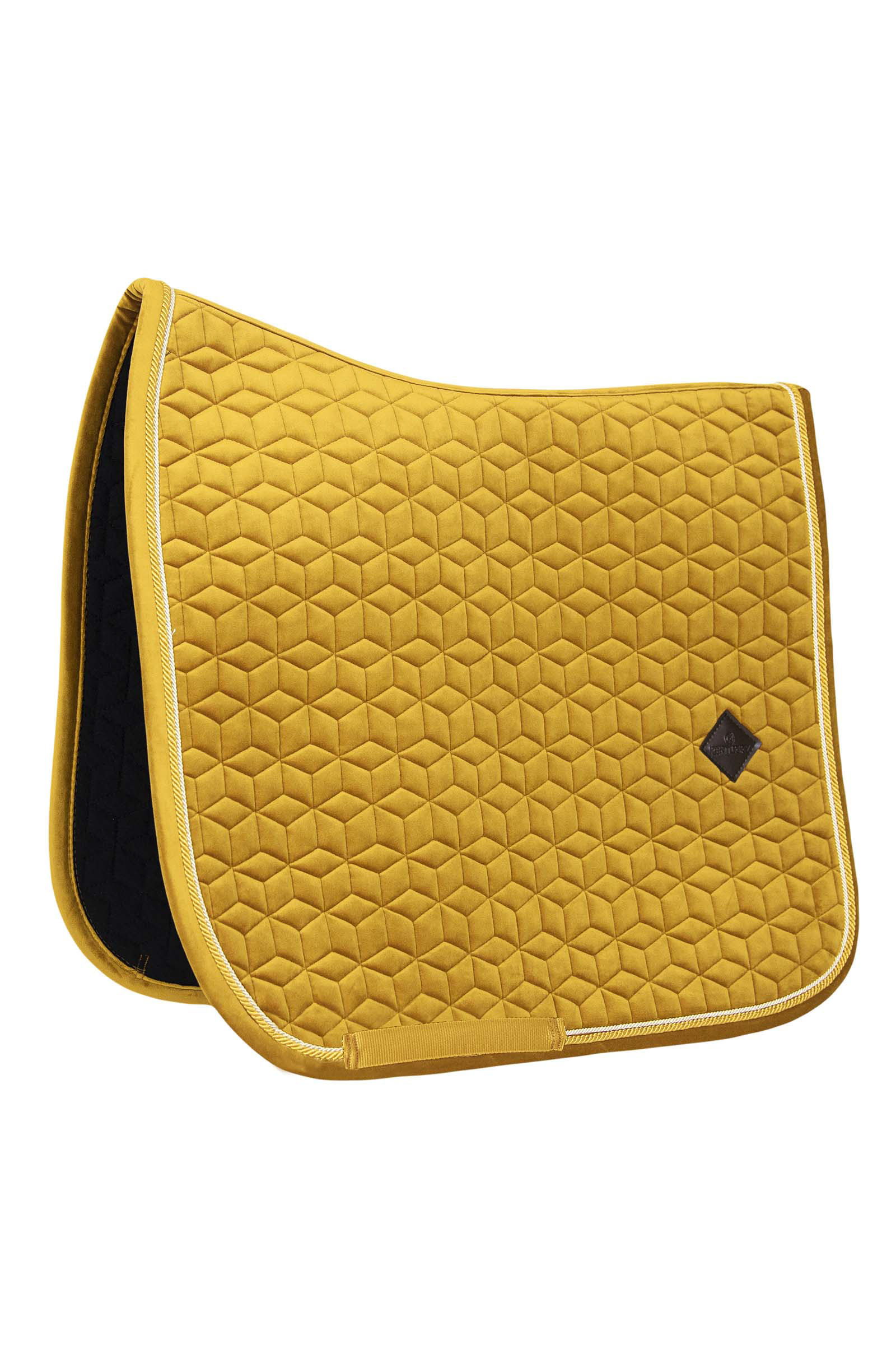 Maize Yellow Kentucky Horsewear Velvet Dressurschabrak