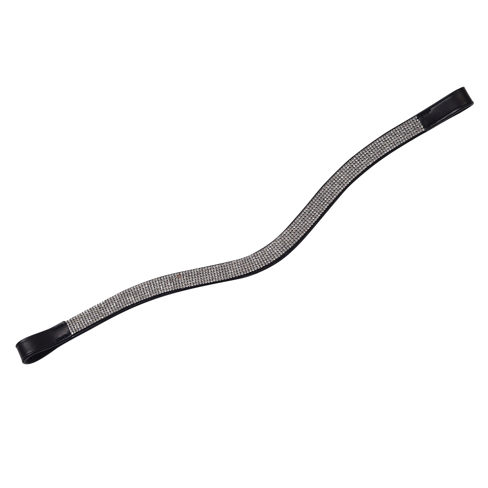 Collegiate svängt pannband med silverlänk