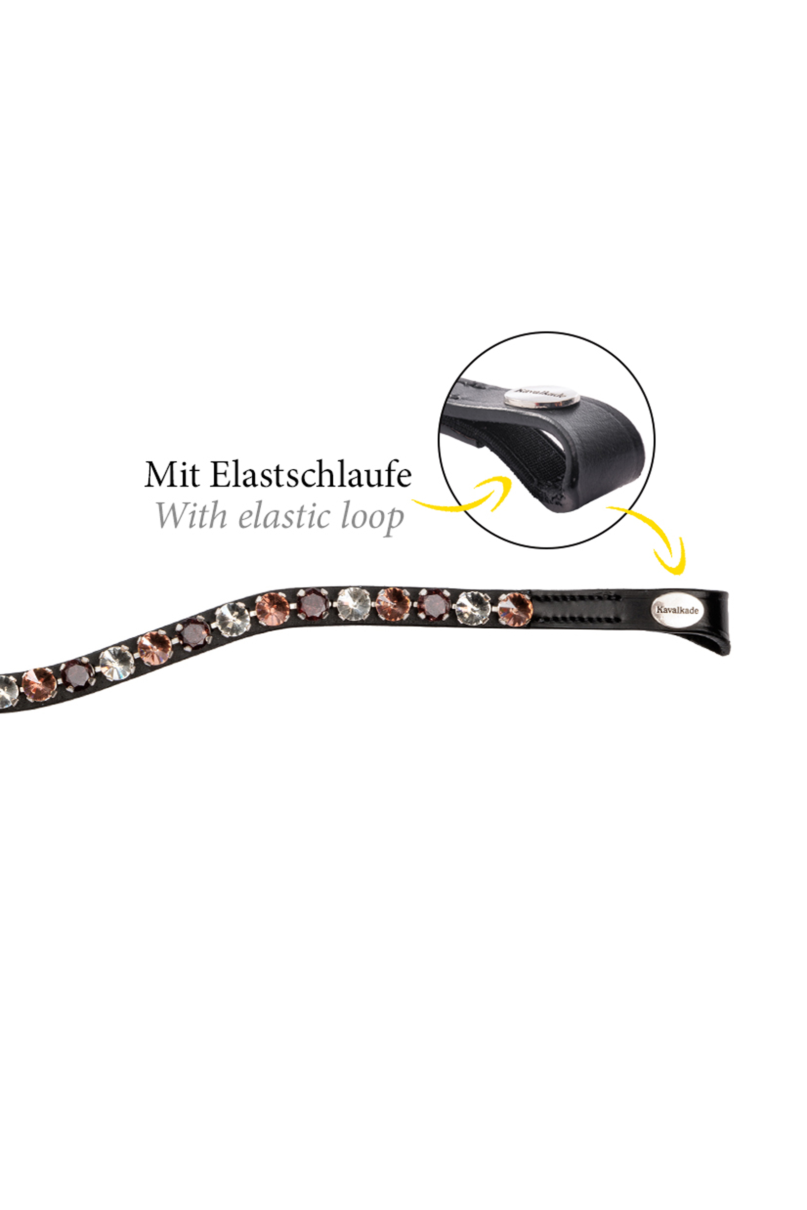 Kavalkade Burgundy Pannband