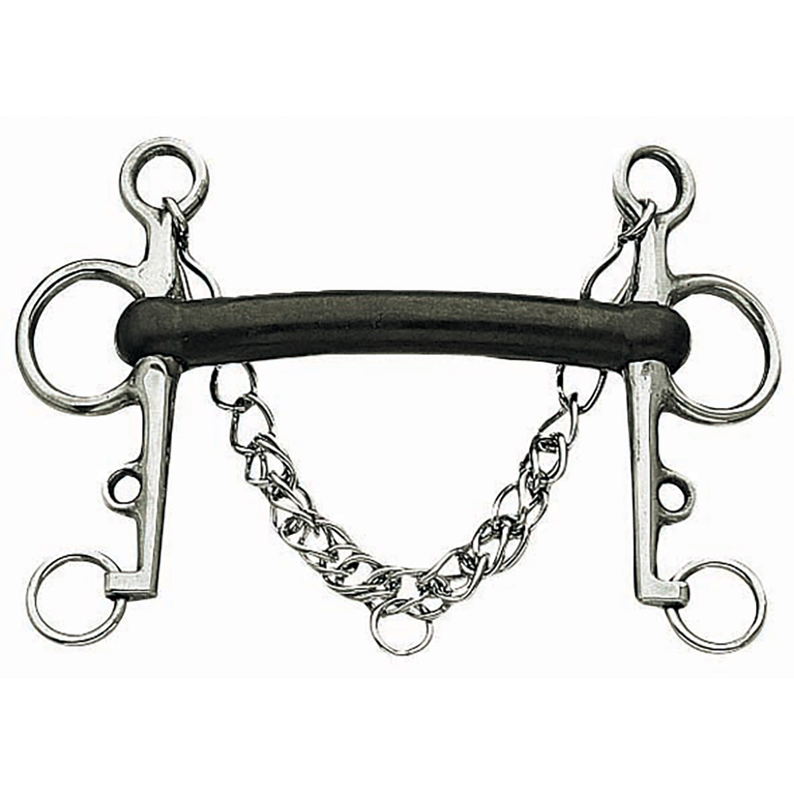 Korsteel Hard Rubber rakt Pelham-gummibett