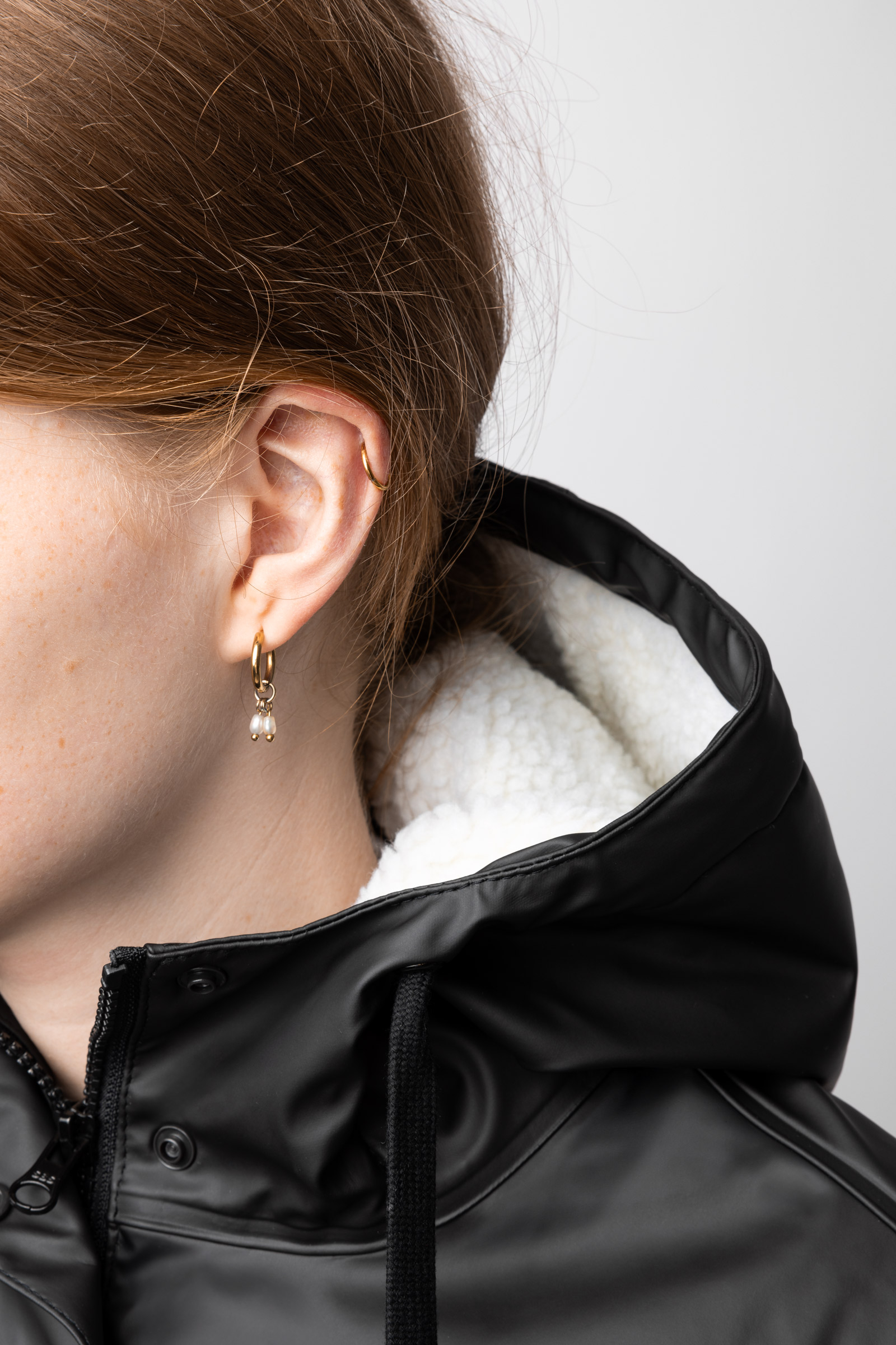 Horze Billie PU-regnjacka med fleece, dam