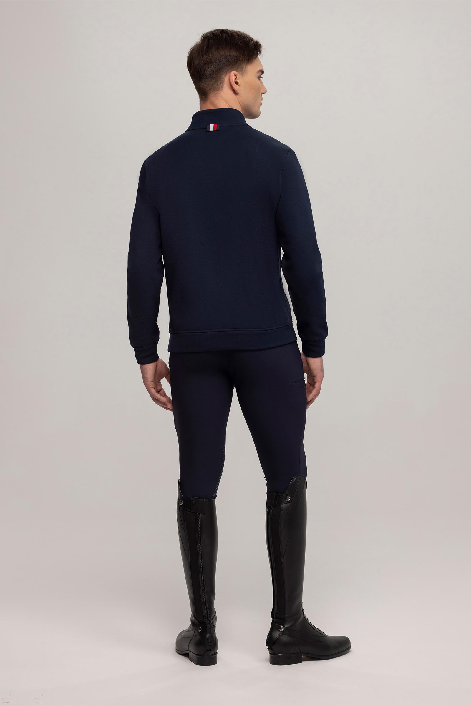 Tommy Hilfiger Equestrian Dallas herr sweatshirt med 1/4 dragkedja