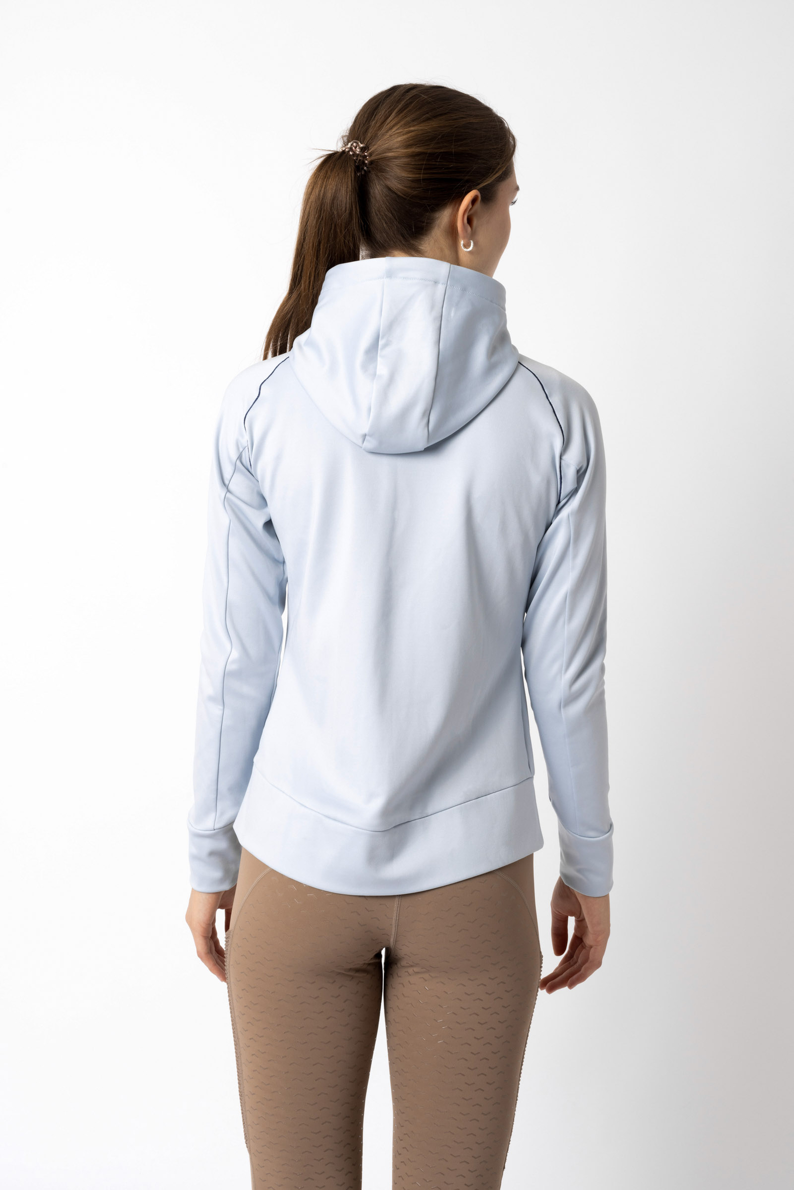 Horze Aida funktionell hoodie i sweatshirtmaterial , damstorlek