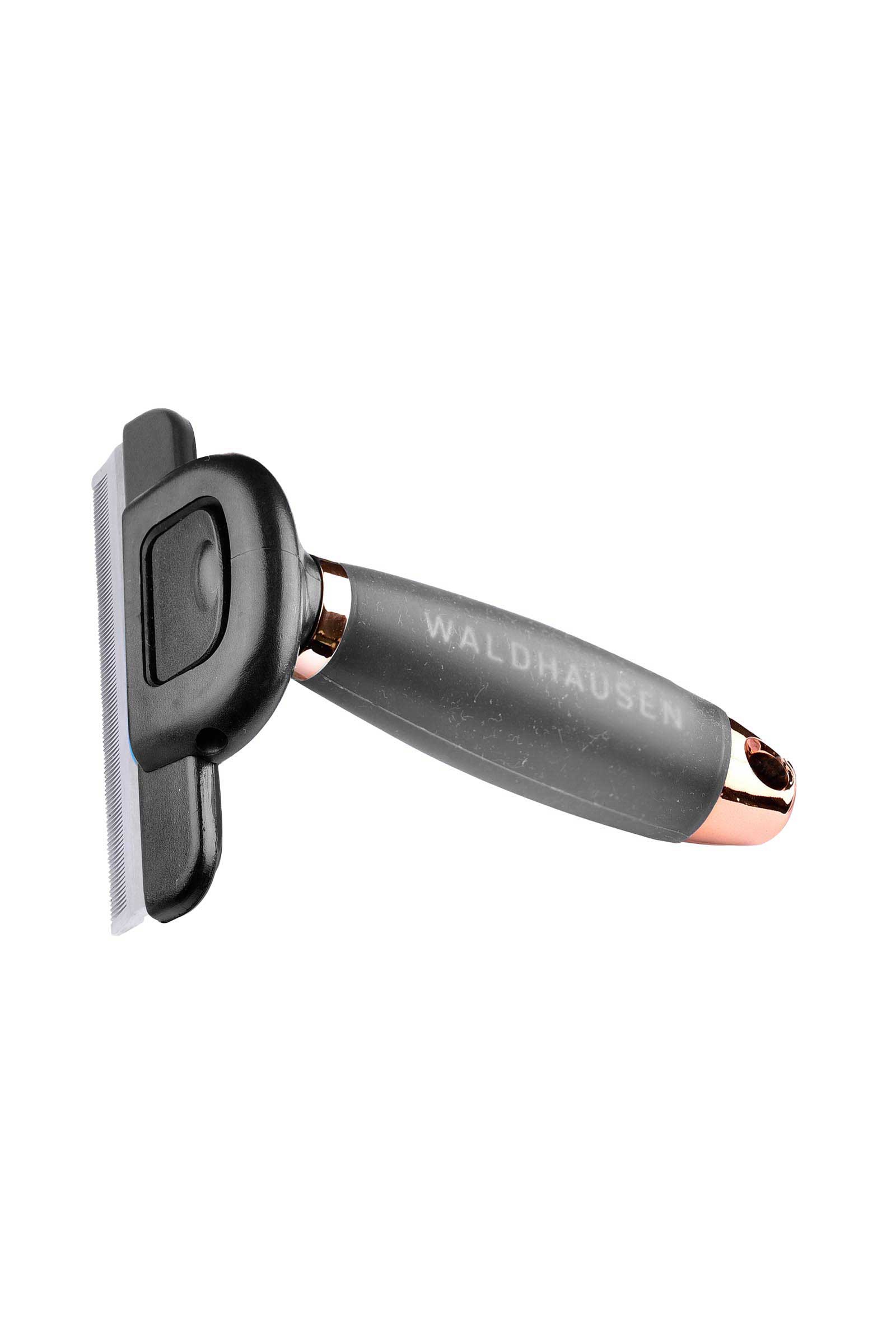 Black/Rosegold Waldhausen f&auml;llkam med gelhandtag, Large