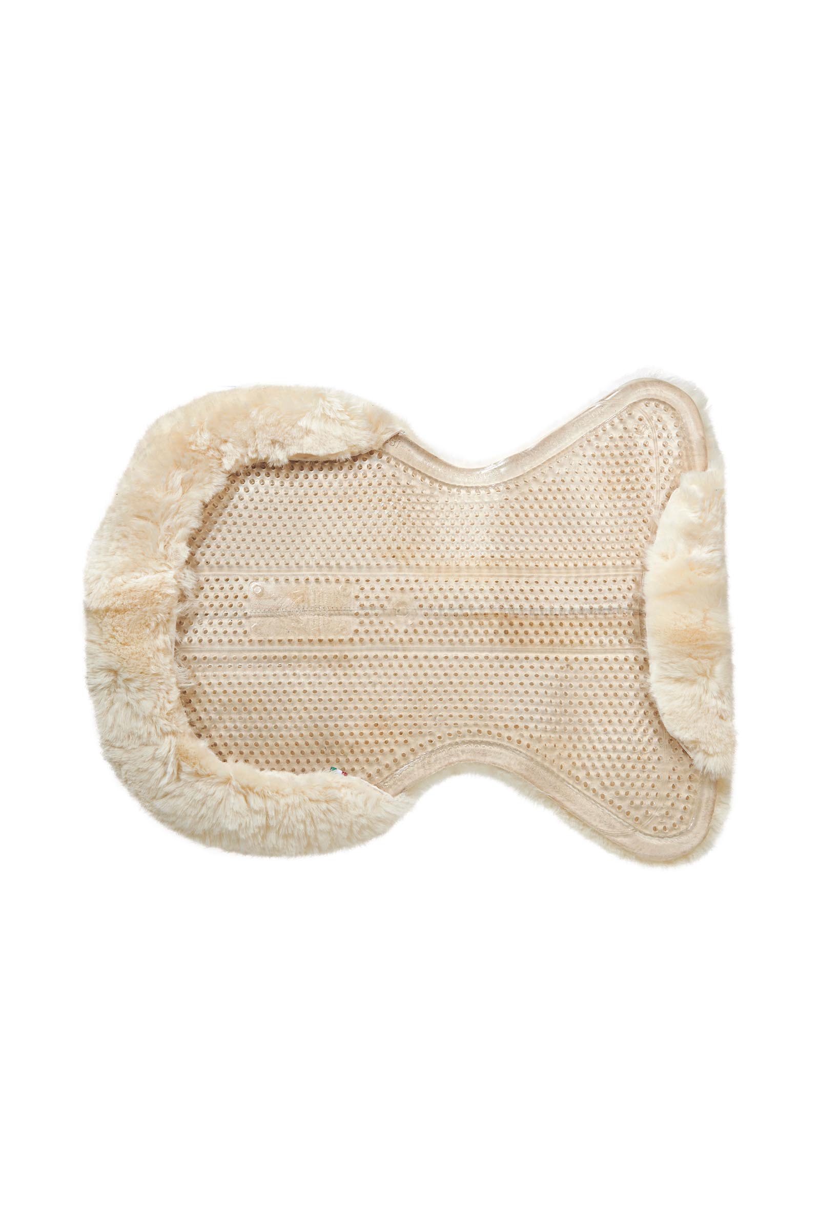Acavallo Gel Padd Halkfri Classic med lammskinn platt