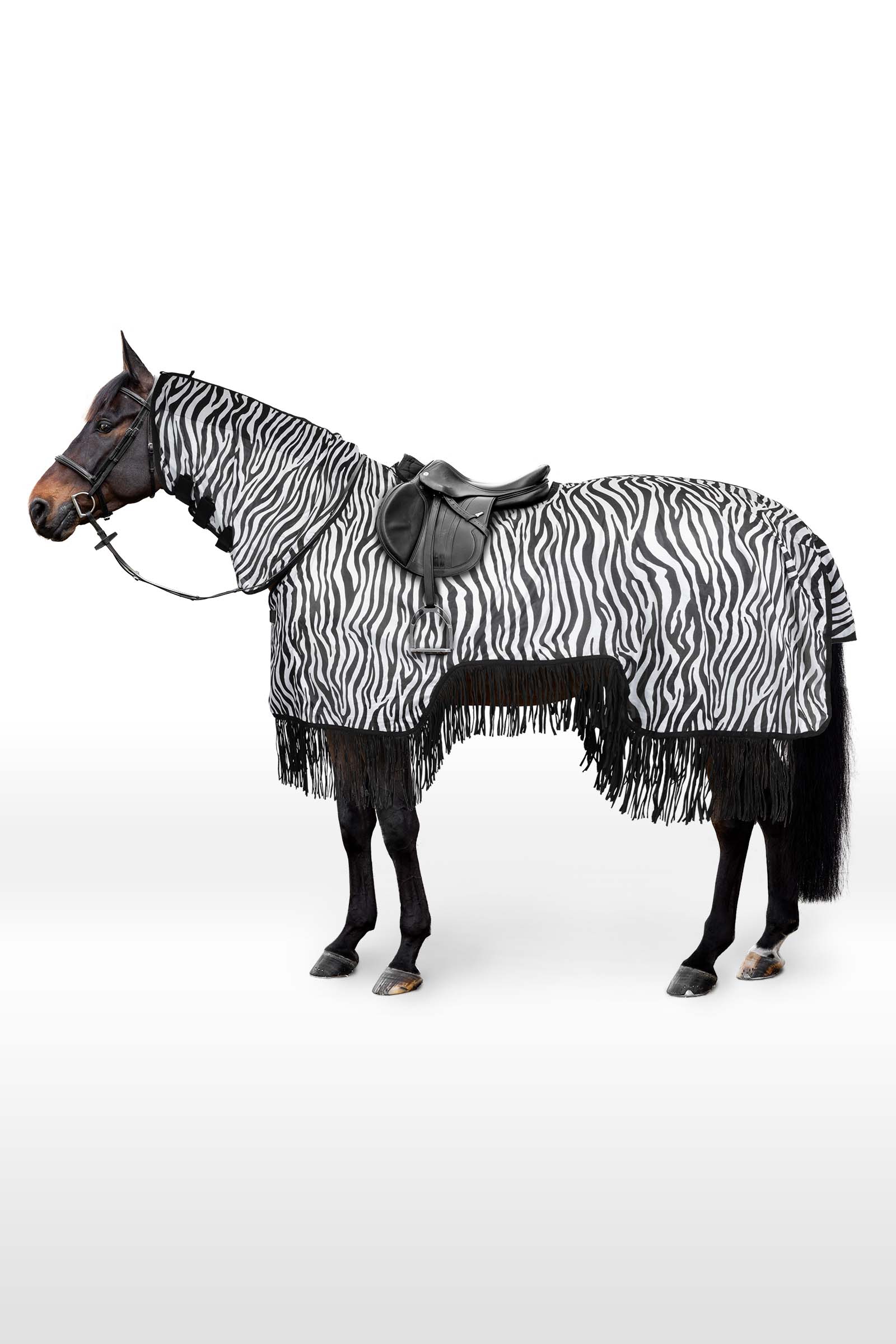Horze Defender ridtäcke med fransar