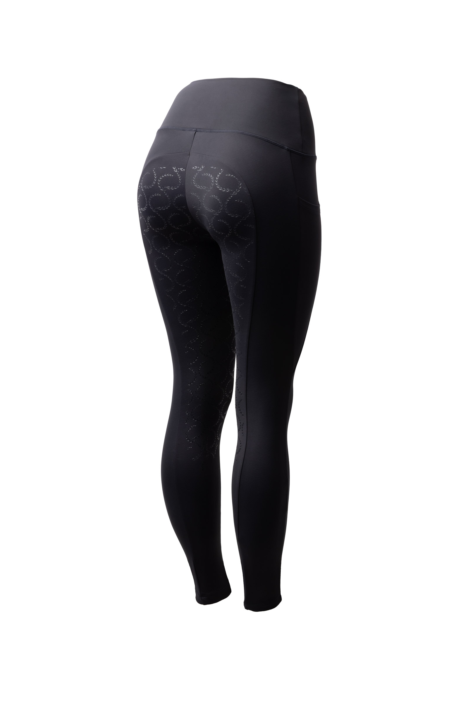 dark nay Horze Gillian Damernas Thermo Fullgrip leggings