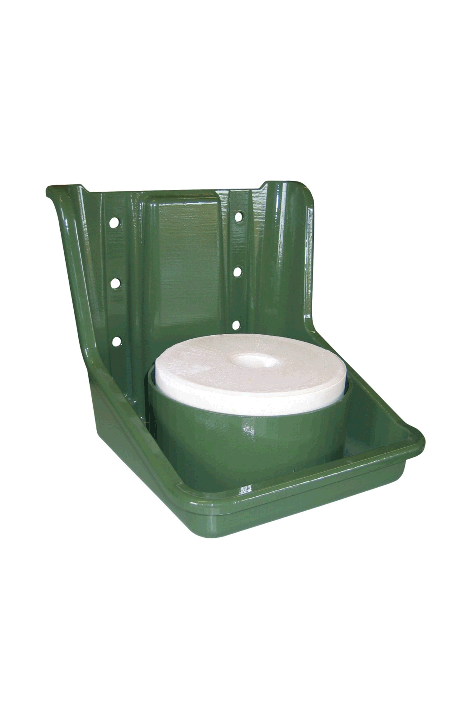 Kerbl slickstensh&aring;llare med insats f&ouml;r runda slickstenar