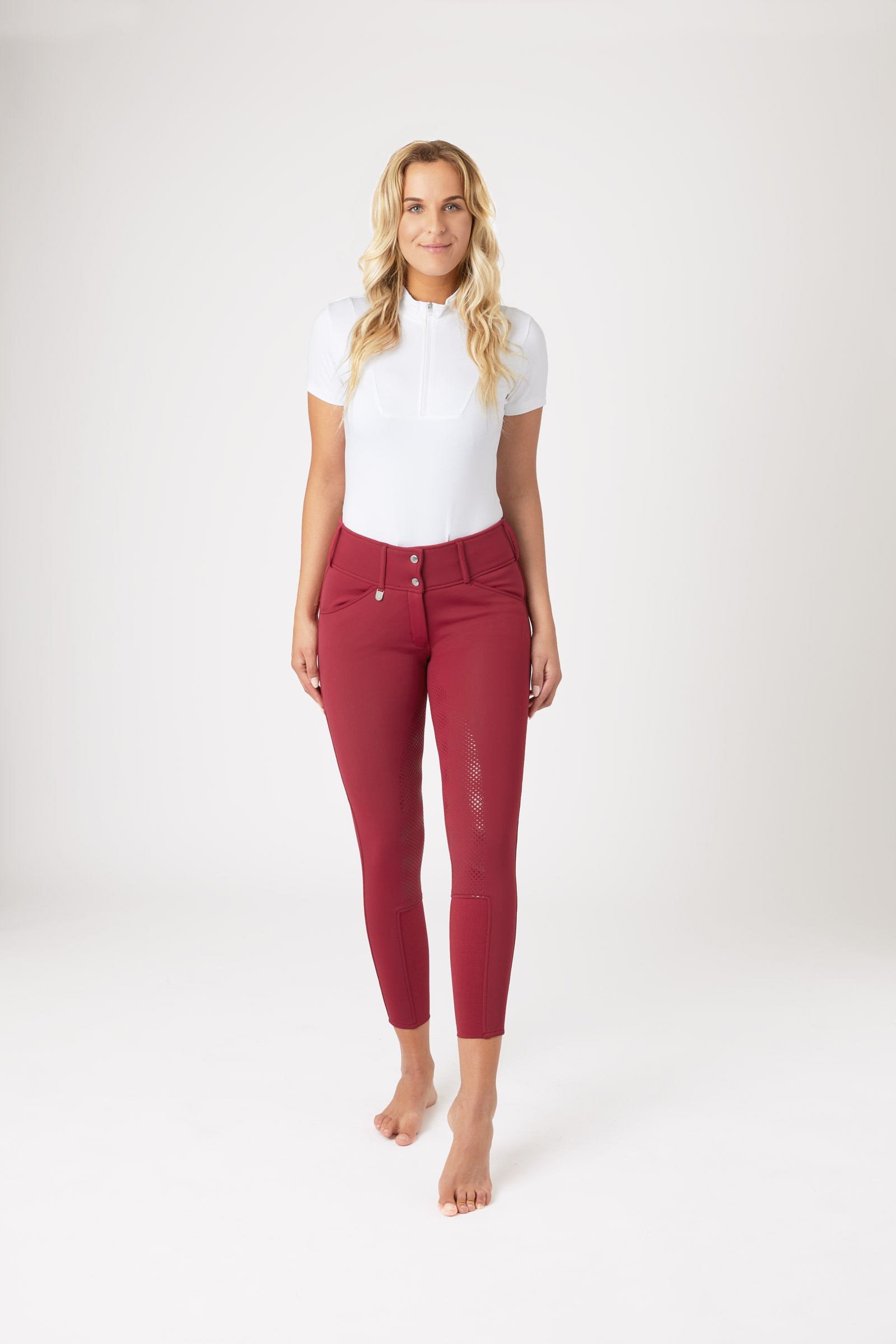 Horze Grand Prix Softshell silikonhelskodda termoridbyxor, dam