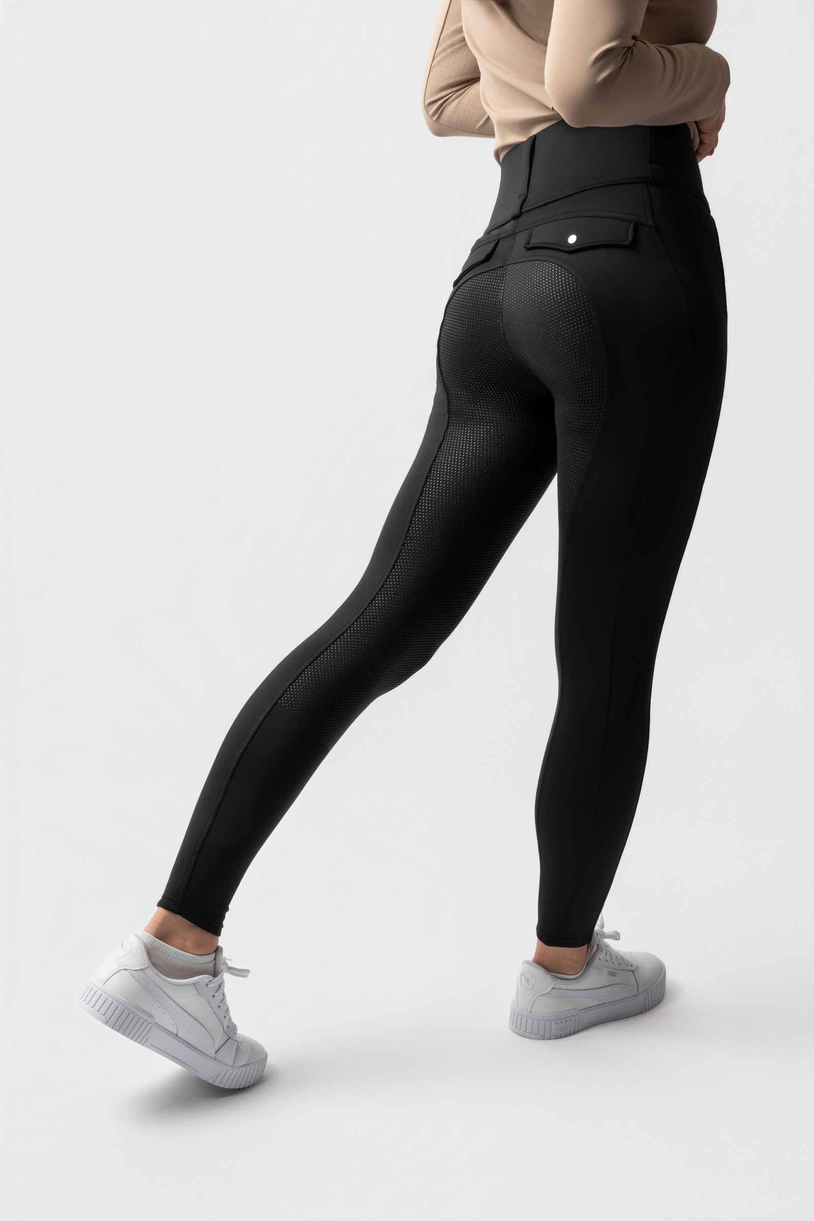 Horze Anya Hybrid Thermotights med Fullgrip
