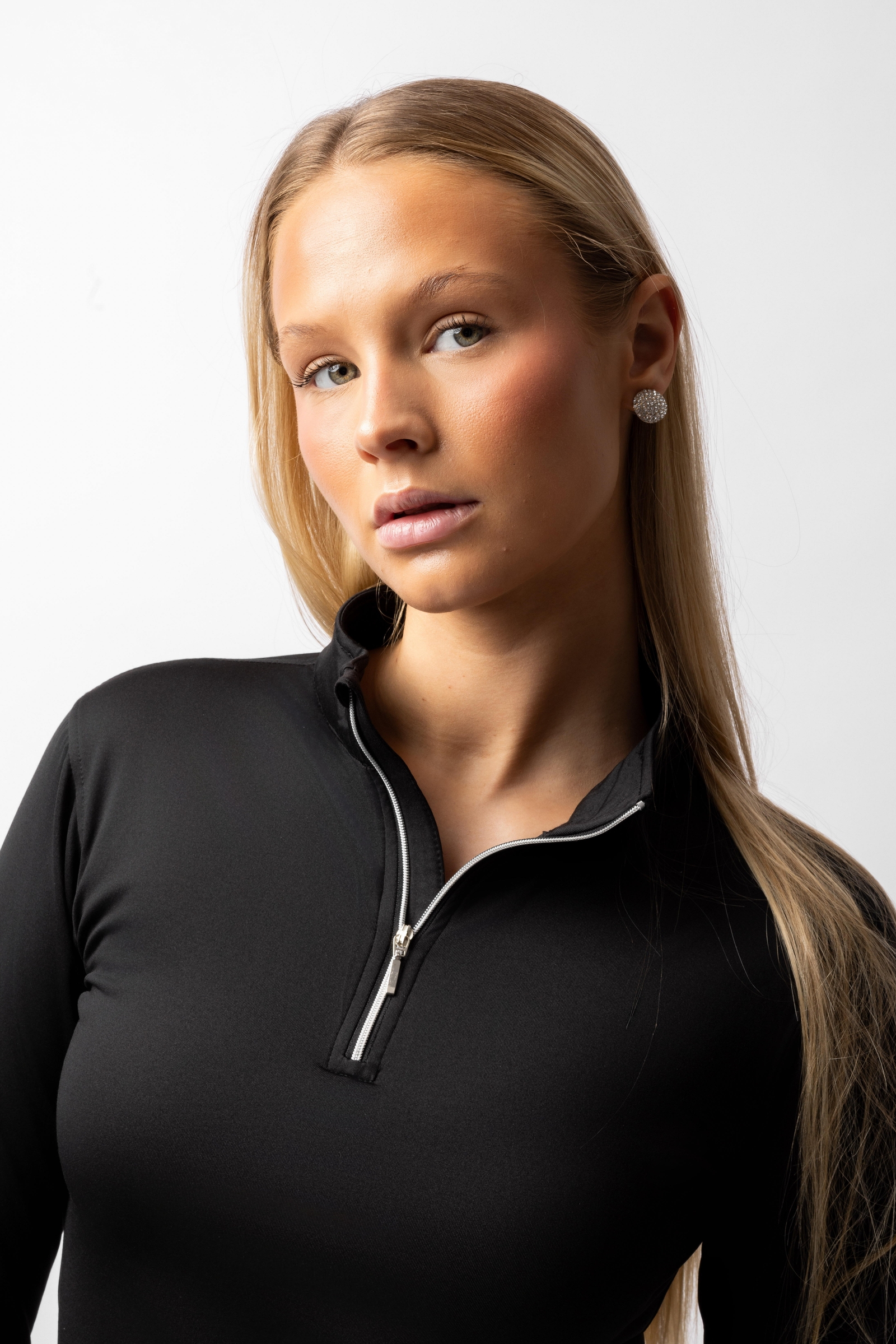 Horze Luminox funktionell l&aring;ng&auml;rmad topp f&ouml;r dam