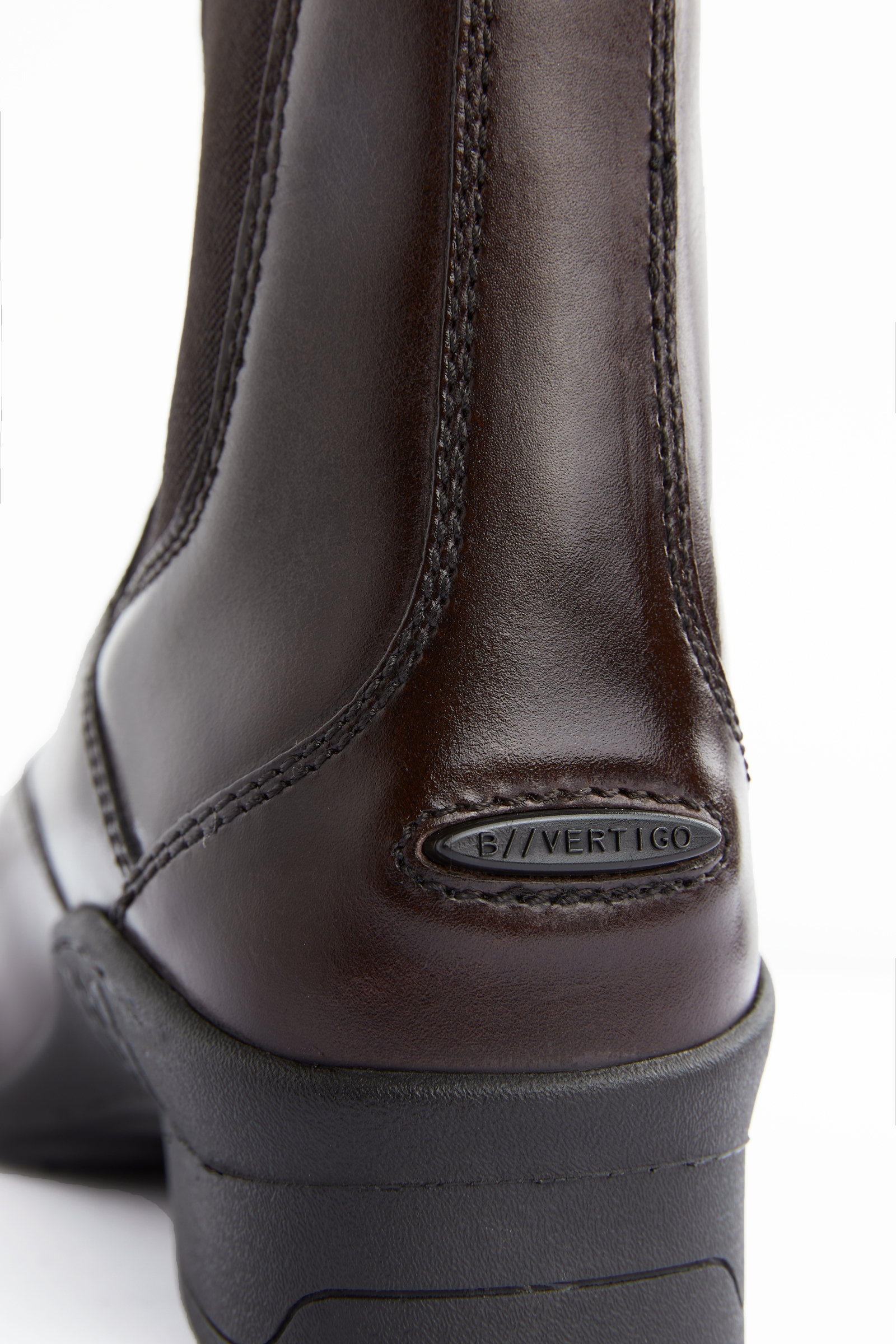 B Vertigo Saturn jodhpur skor med dragkedja fram i l&auml;der f&ouml;r dam