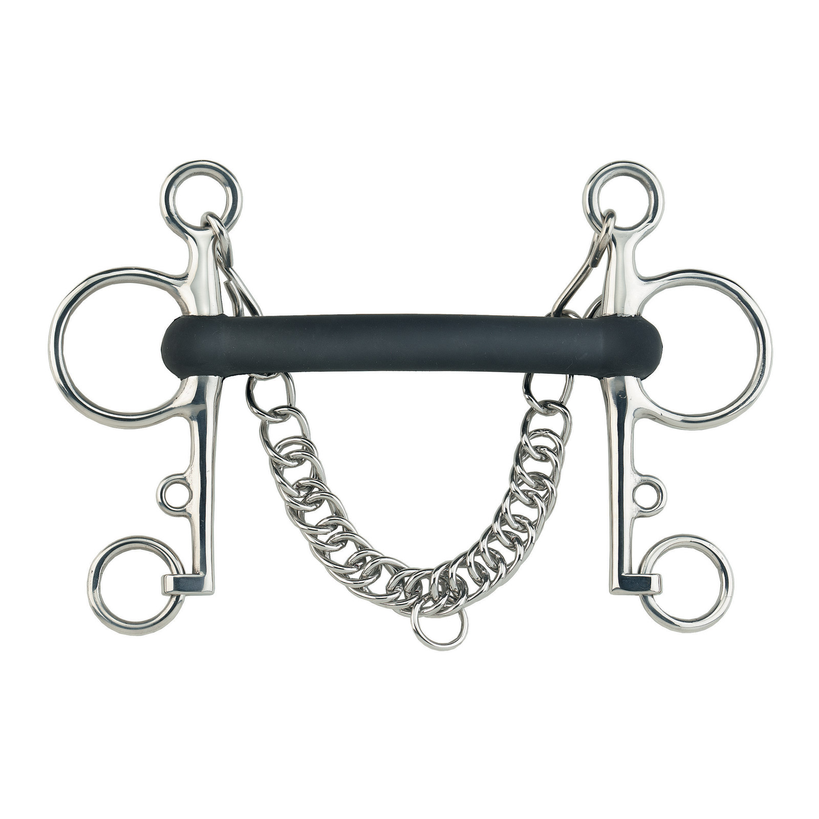 Sprenger gummipelham, flexibelt, rostfritt stål