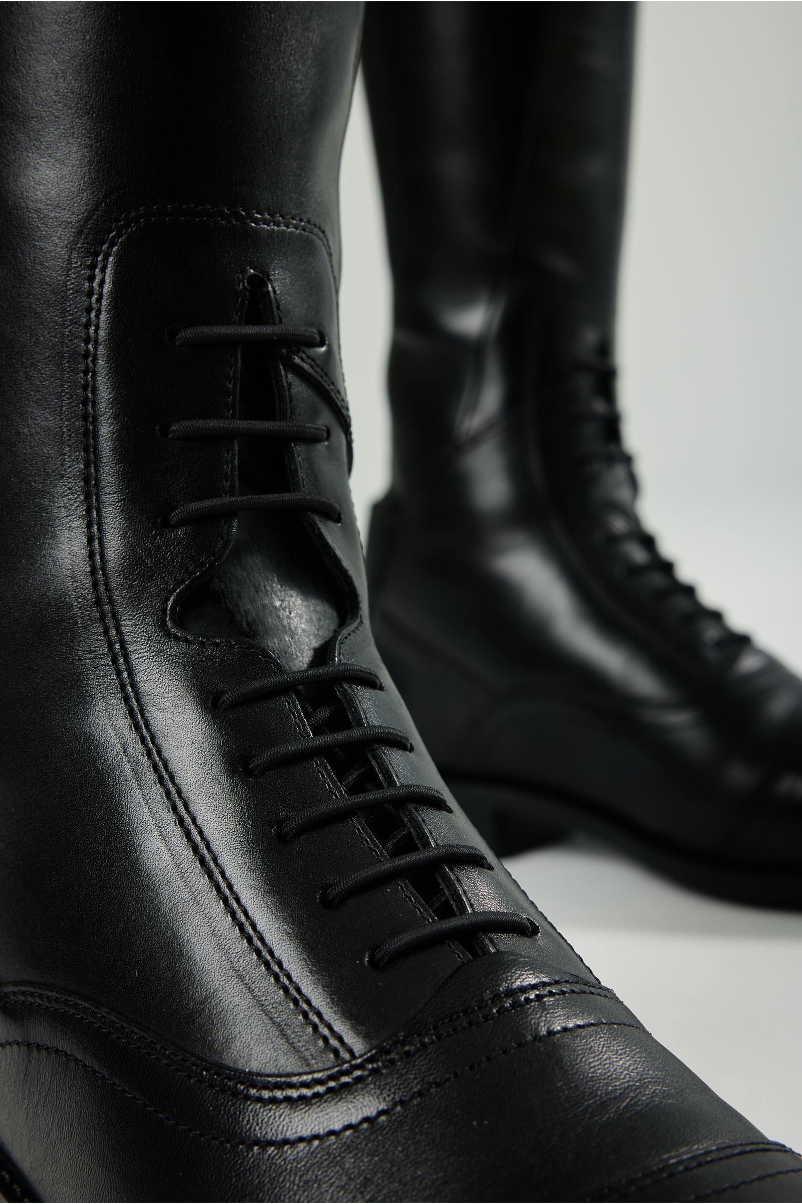 LeMieux ridstövlar med snörning, kort skafthöjd