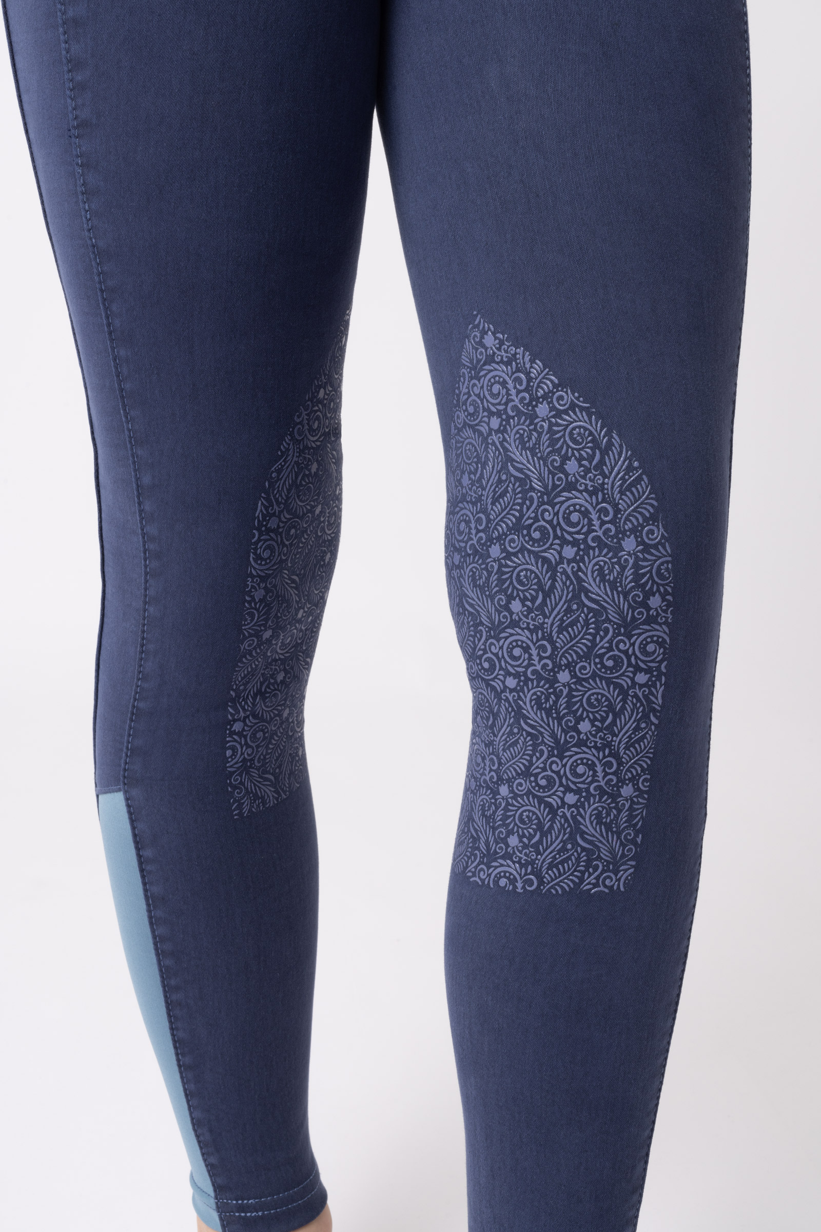 Horze Suki ridbyxor med knäskodd, barnstorlek