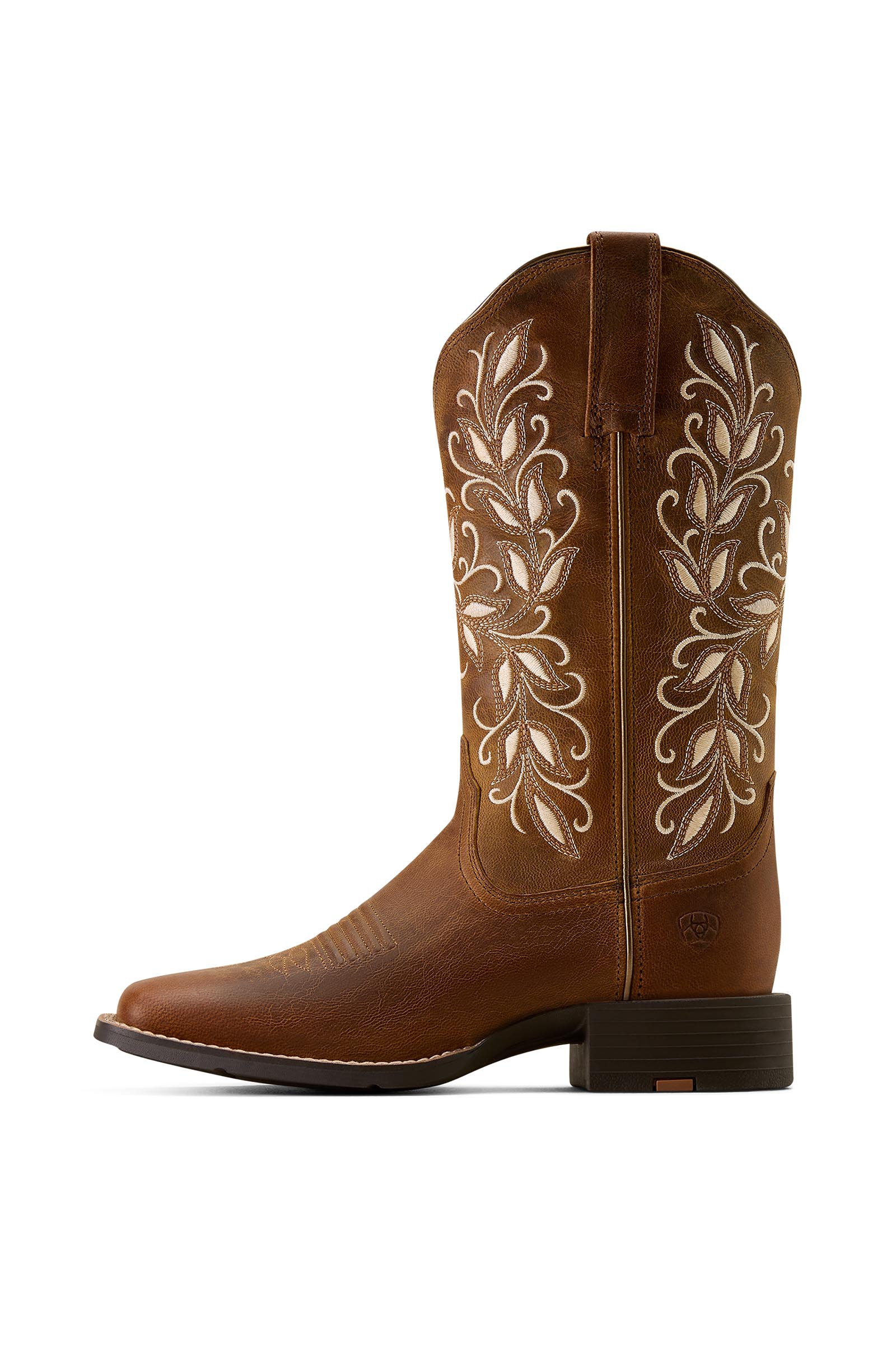 Ariat Botas western Round Up Holly con punta cuadrada ancha para mujer  