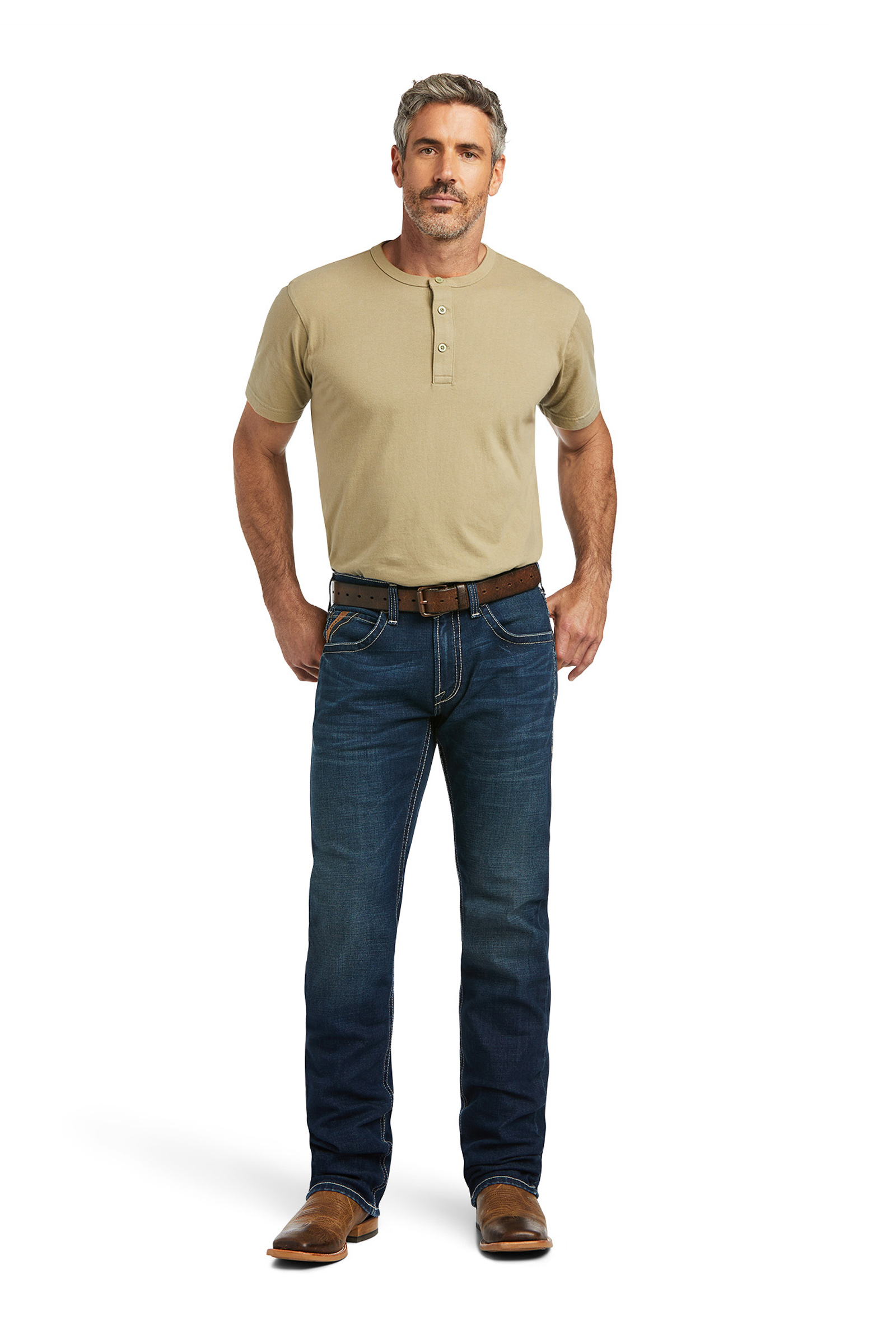 Ariat M5 Straight Stretch Remming stackable jeans med raka ben