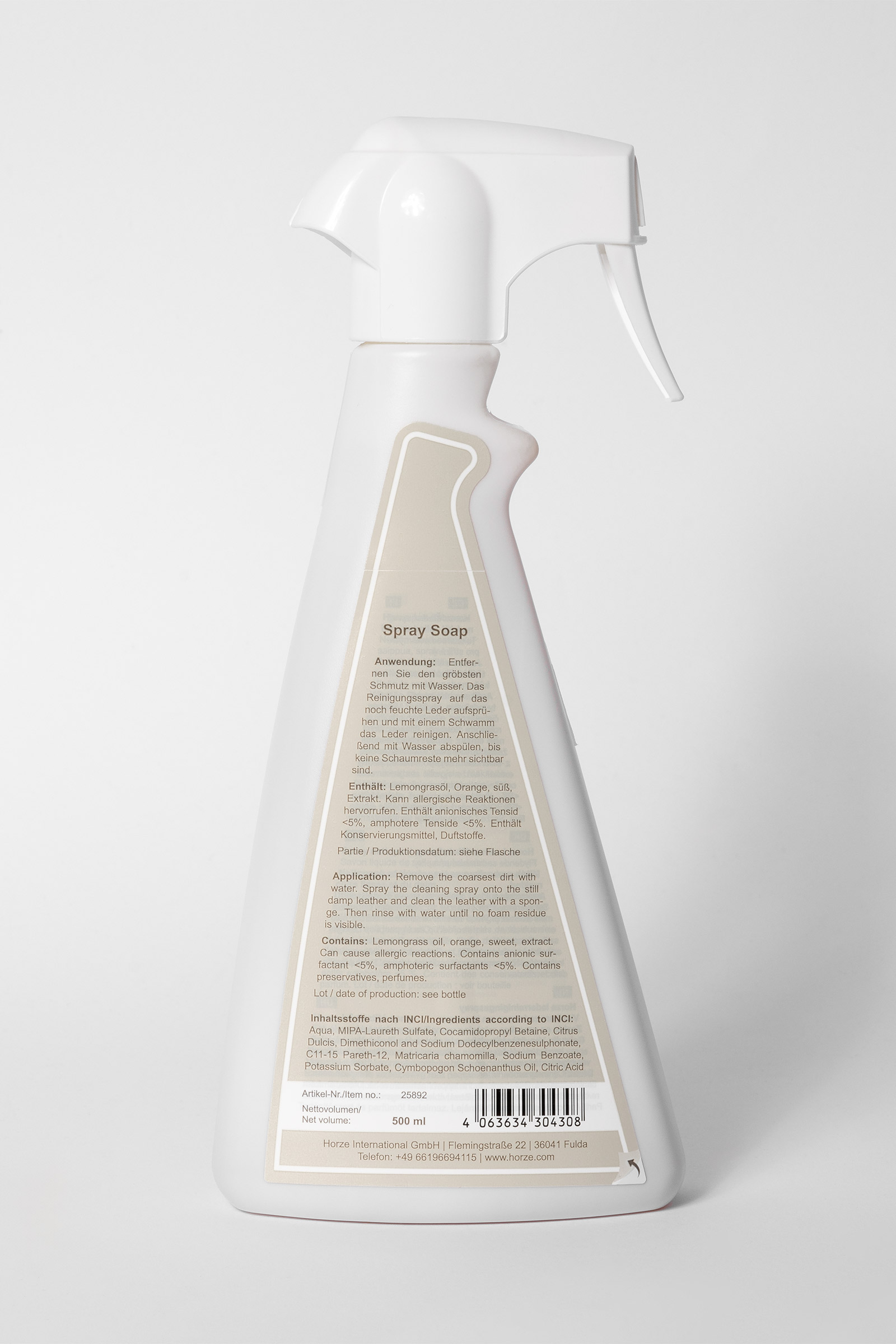 Horze Leather Clean Spray, läderrengöring spray 500ml