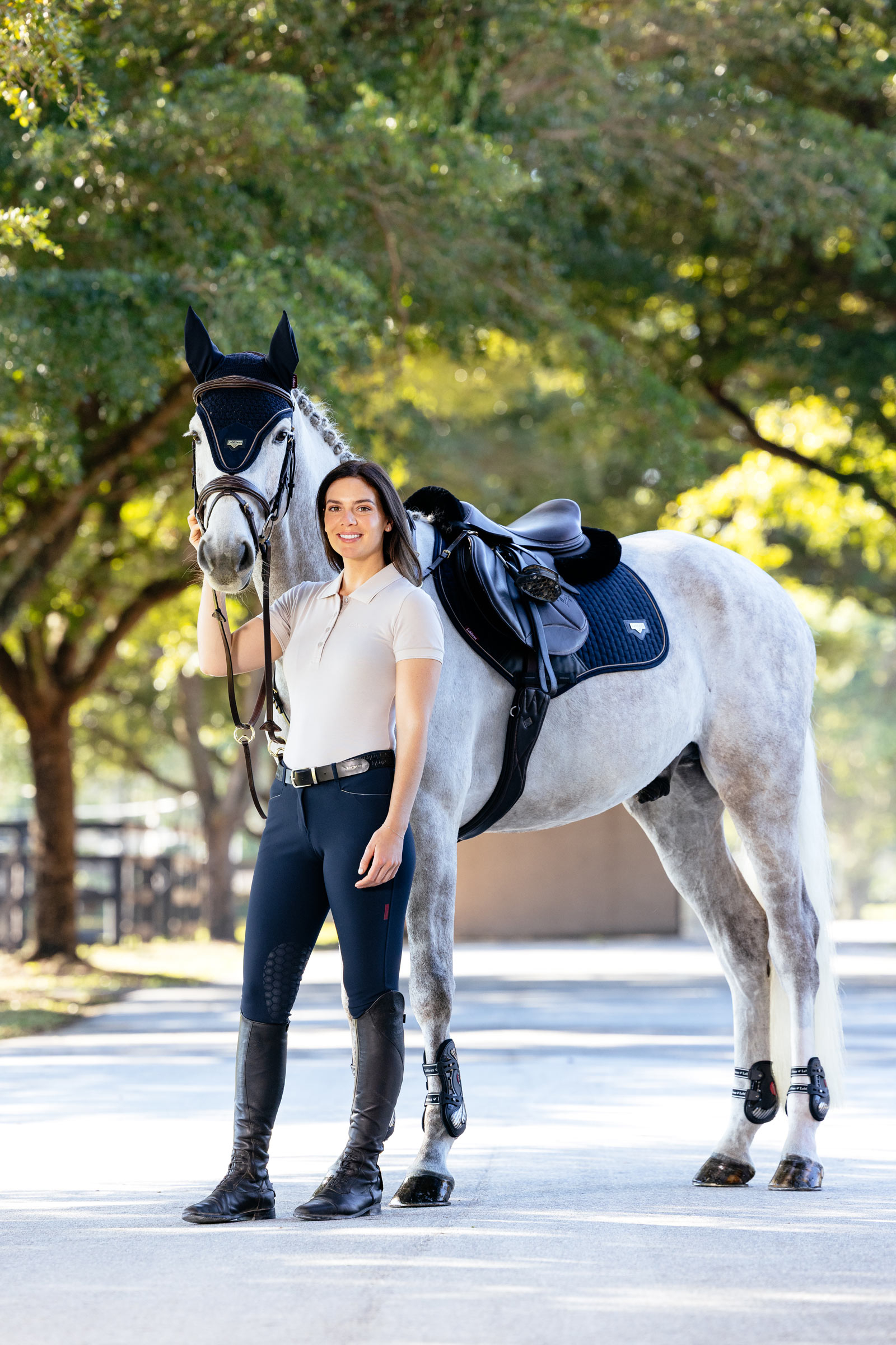 LeMieux Puissance Close Contact hoppschabrak i mockaimitation