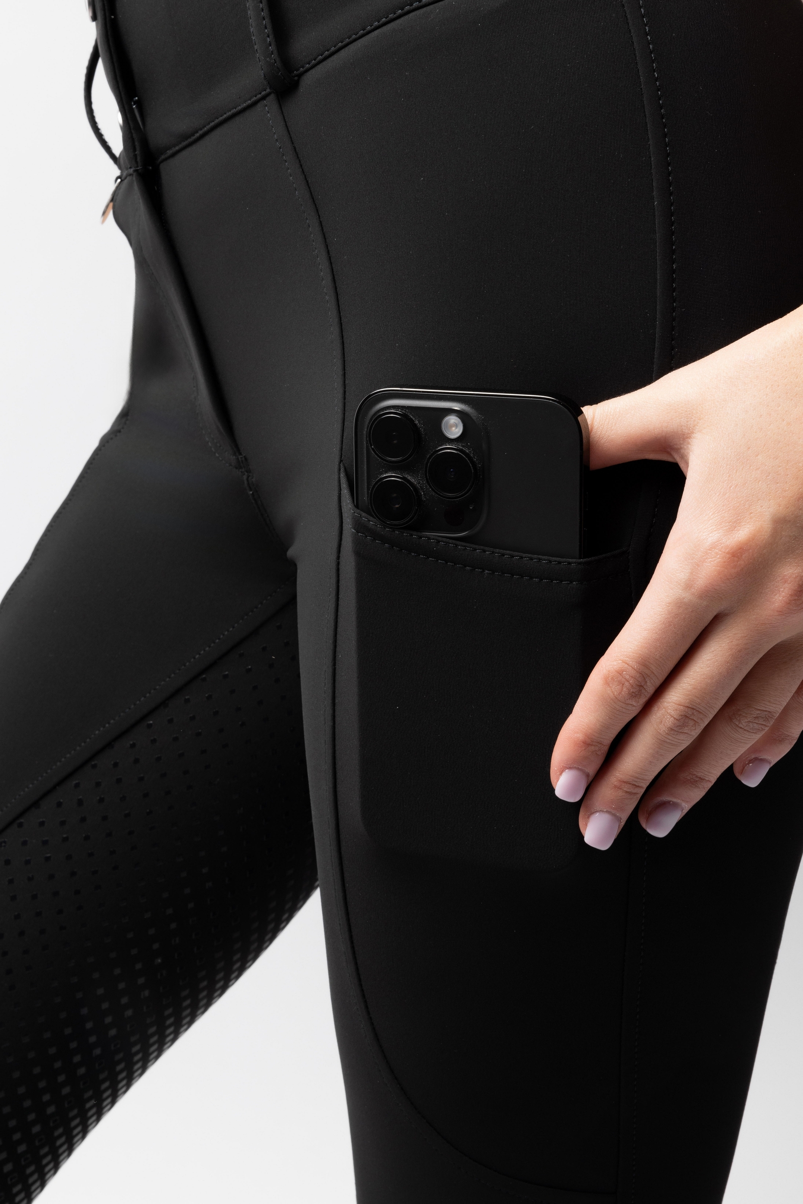 Horze Grand Prix Pro Dam Helskodda ridbyxor UPF 50+