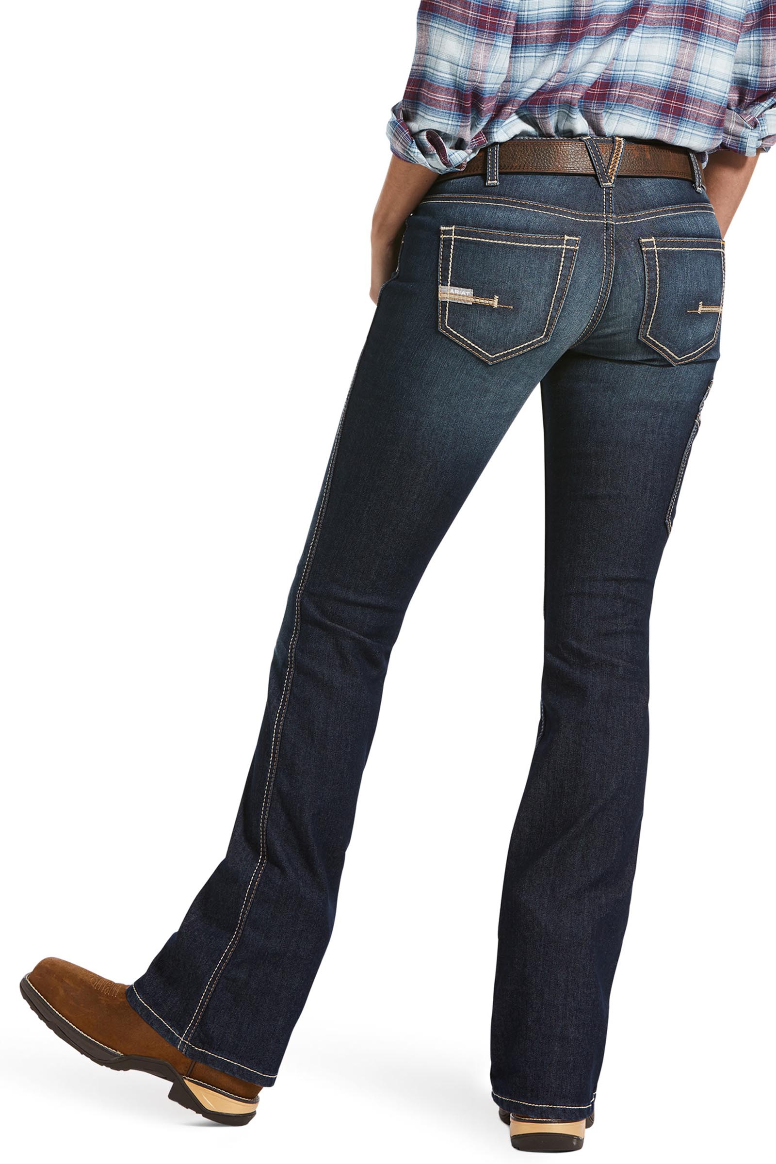 Ariat Vaqueros bootcut Rebar MR DuraStretch Riveter para mujer  