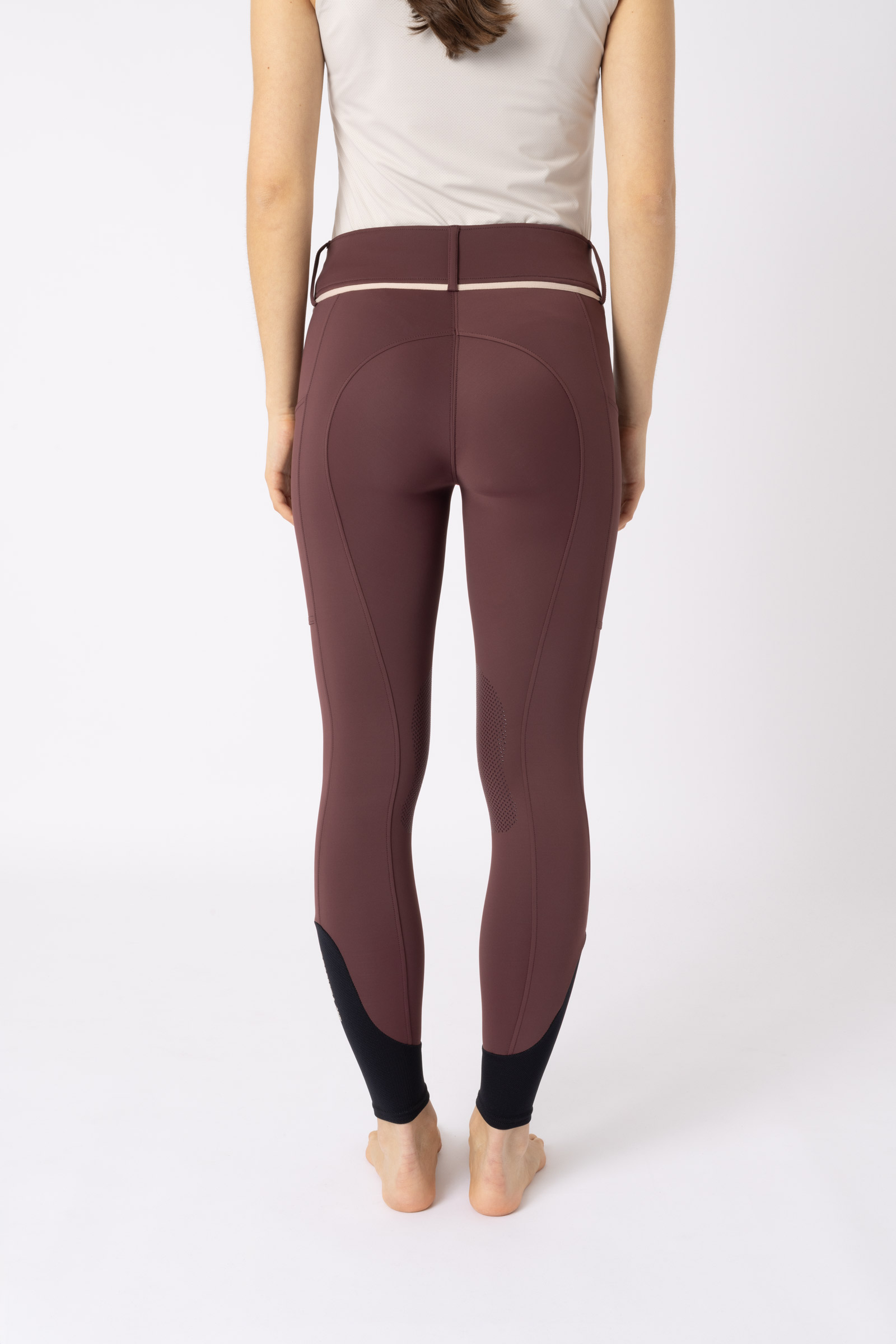 B Vertigo Elea ridbyxor med kn&auml;skodd, damstorlek