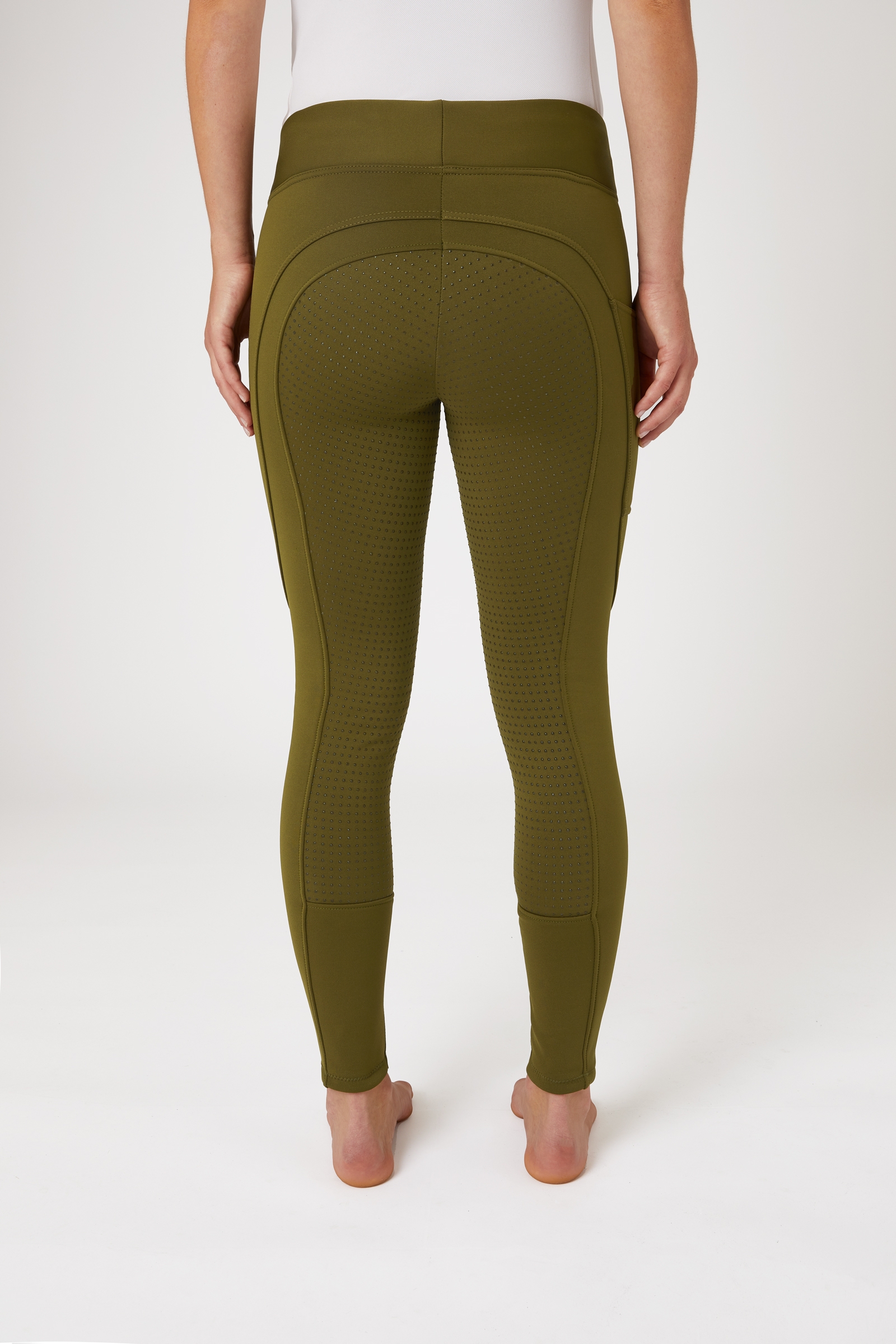 Horze Active vinterridtights med helskodd och telefonficka f&ouml;r dam