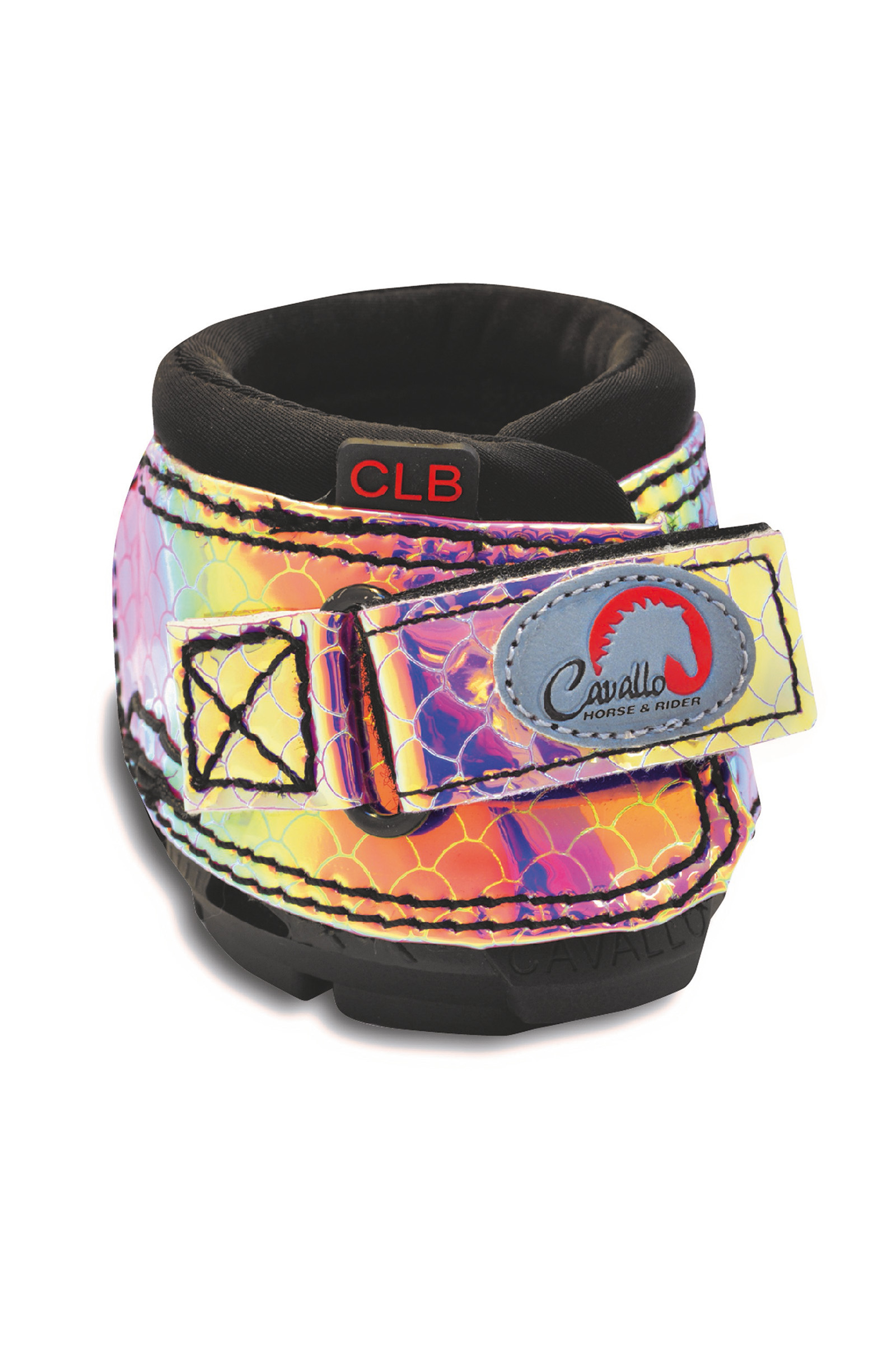 Metallic Pink Cavallo Hoof Boots F.R.A. CLB Bling Hovboots (par)