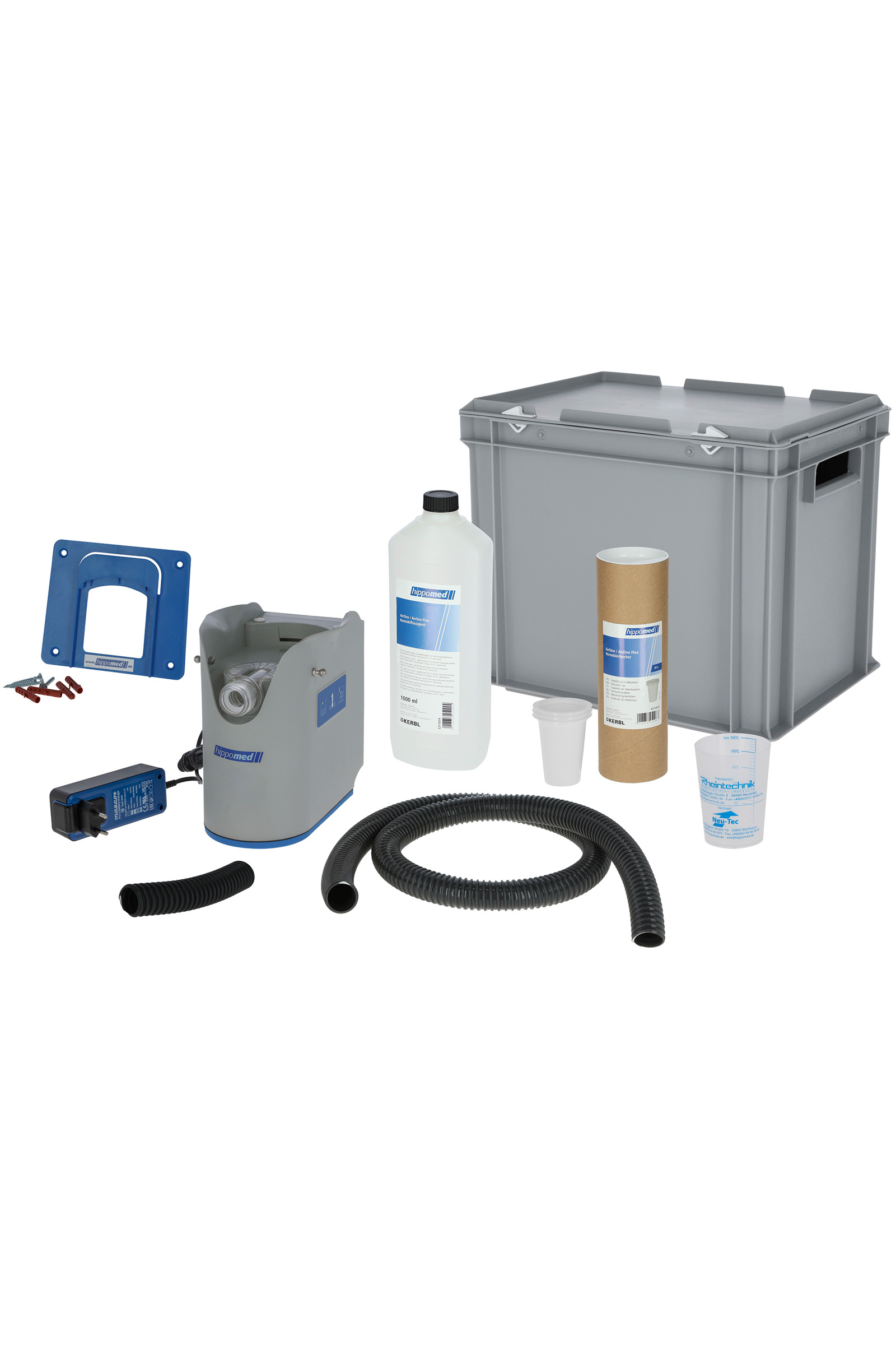 Hippomed AirOne Flex batteri ultraljudsinhalator utan mask