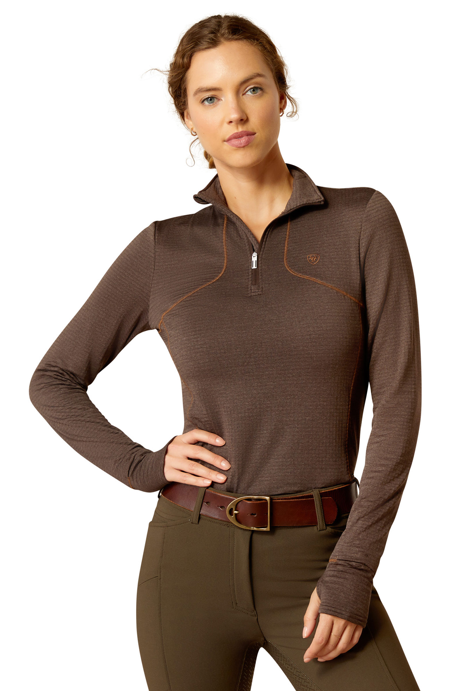 Ariat Gridwork 1/4 Zip Baselayer