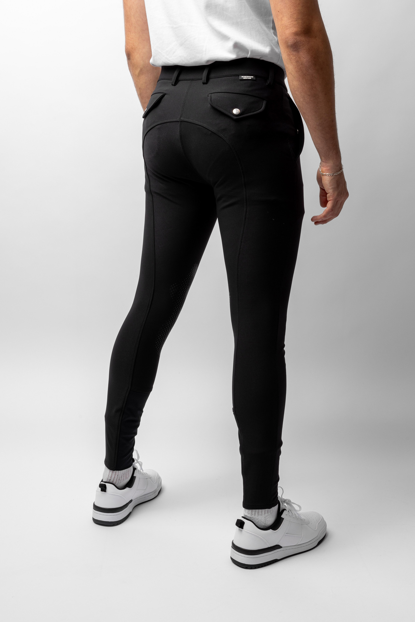 Horze Grand Prix herridbyxor med kn&auml;skodd i silikon UPF 50+