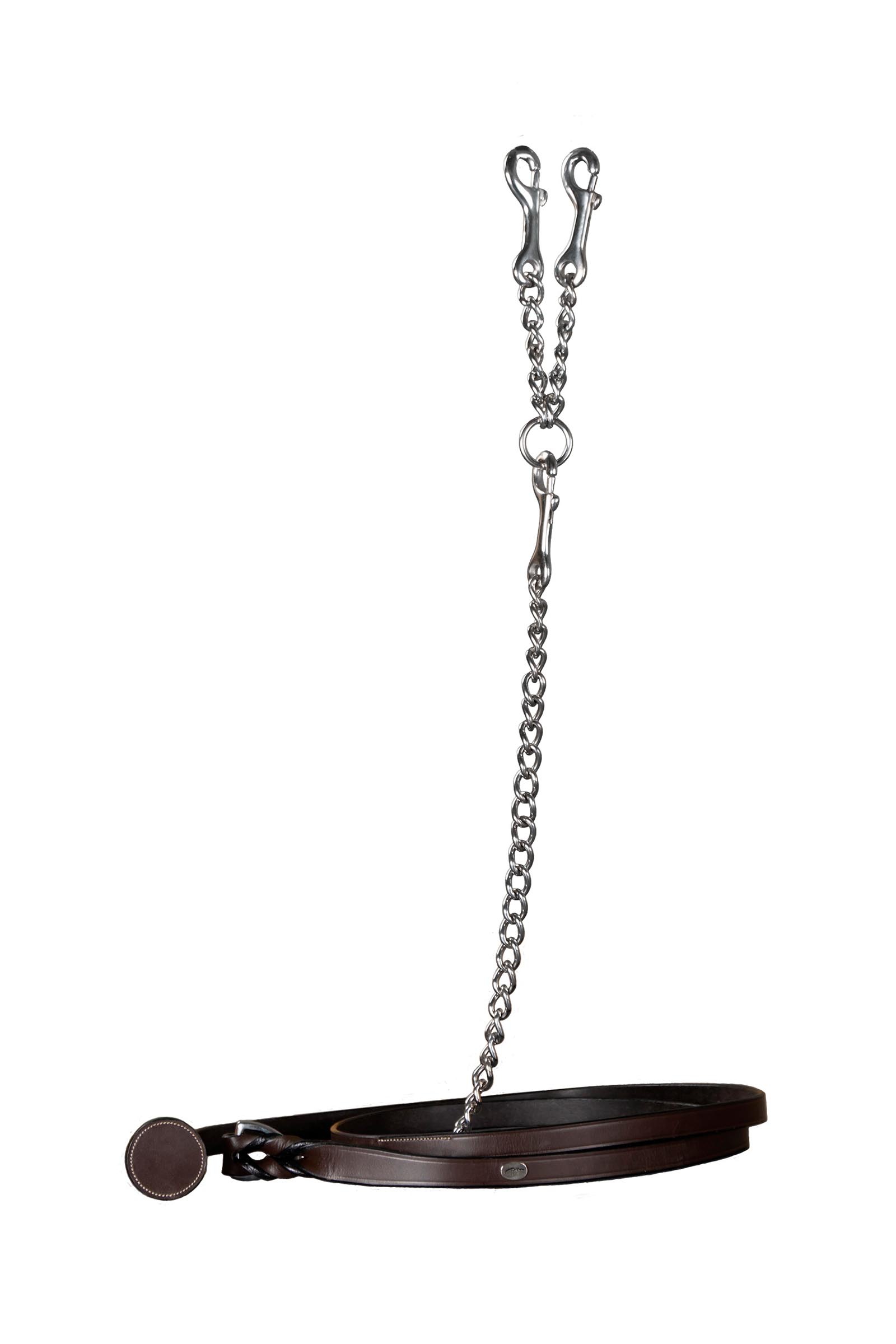 Dy'on Working grimskaft i läder med kedja
