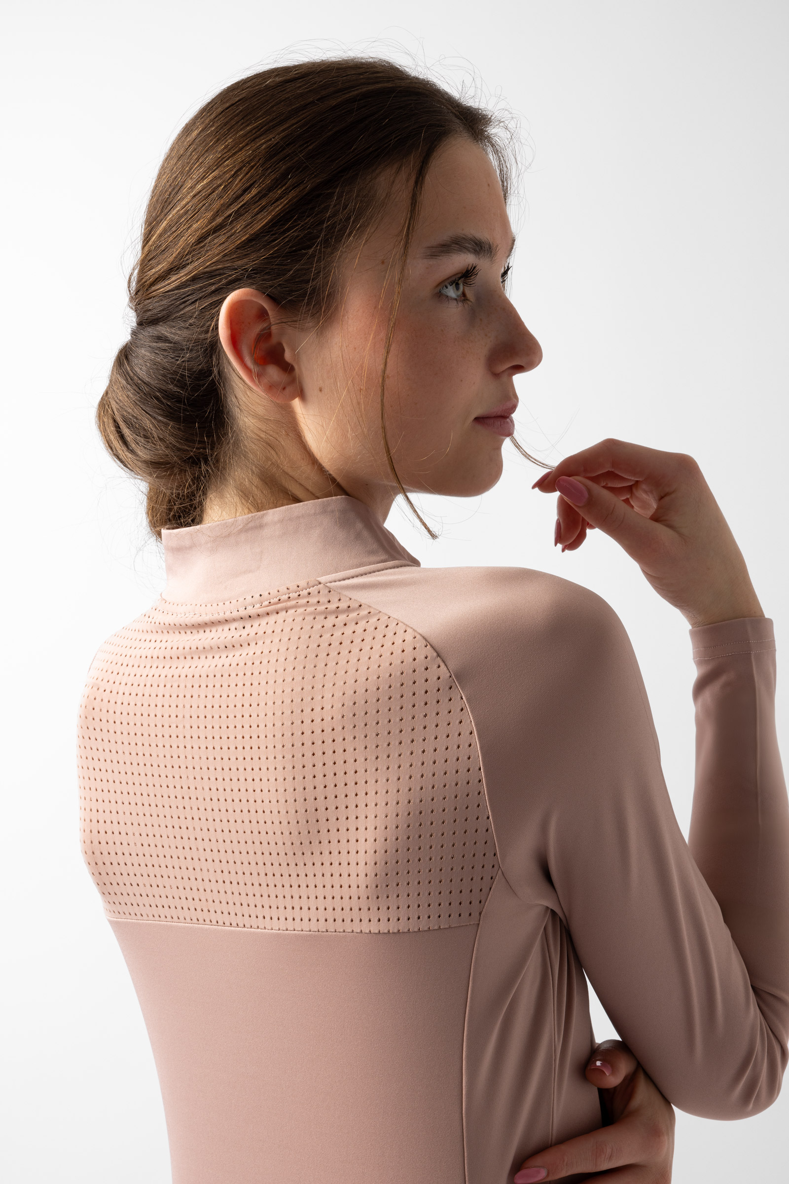 Horze Young Rider ELISA funktionell l&aring;ng&auml;rmad topp dam