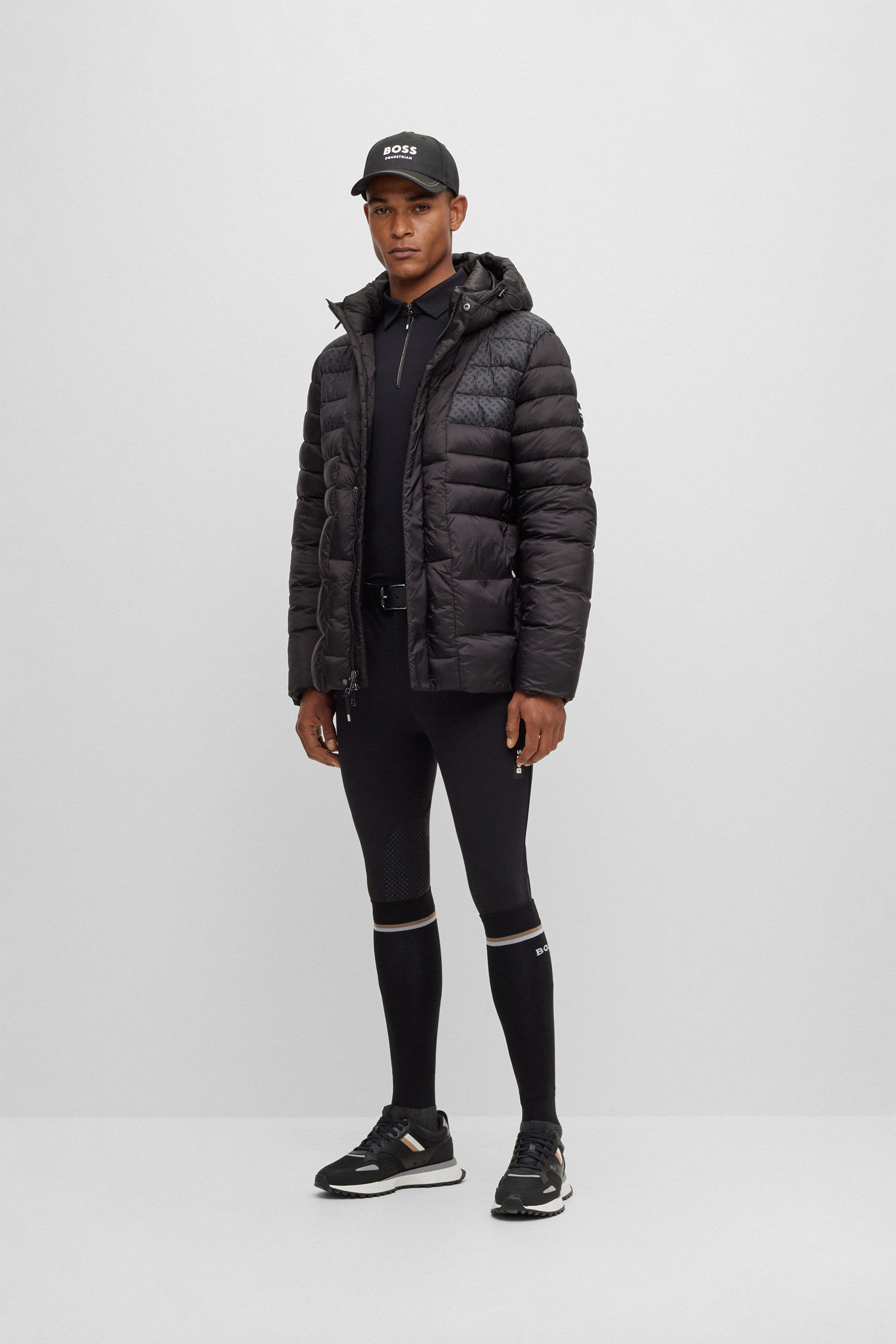 Boss Elton Signature Stripe tr&auml;ningspik&eacute;tr&ouml;ja f&ouml;r m&auml;n