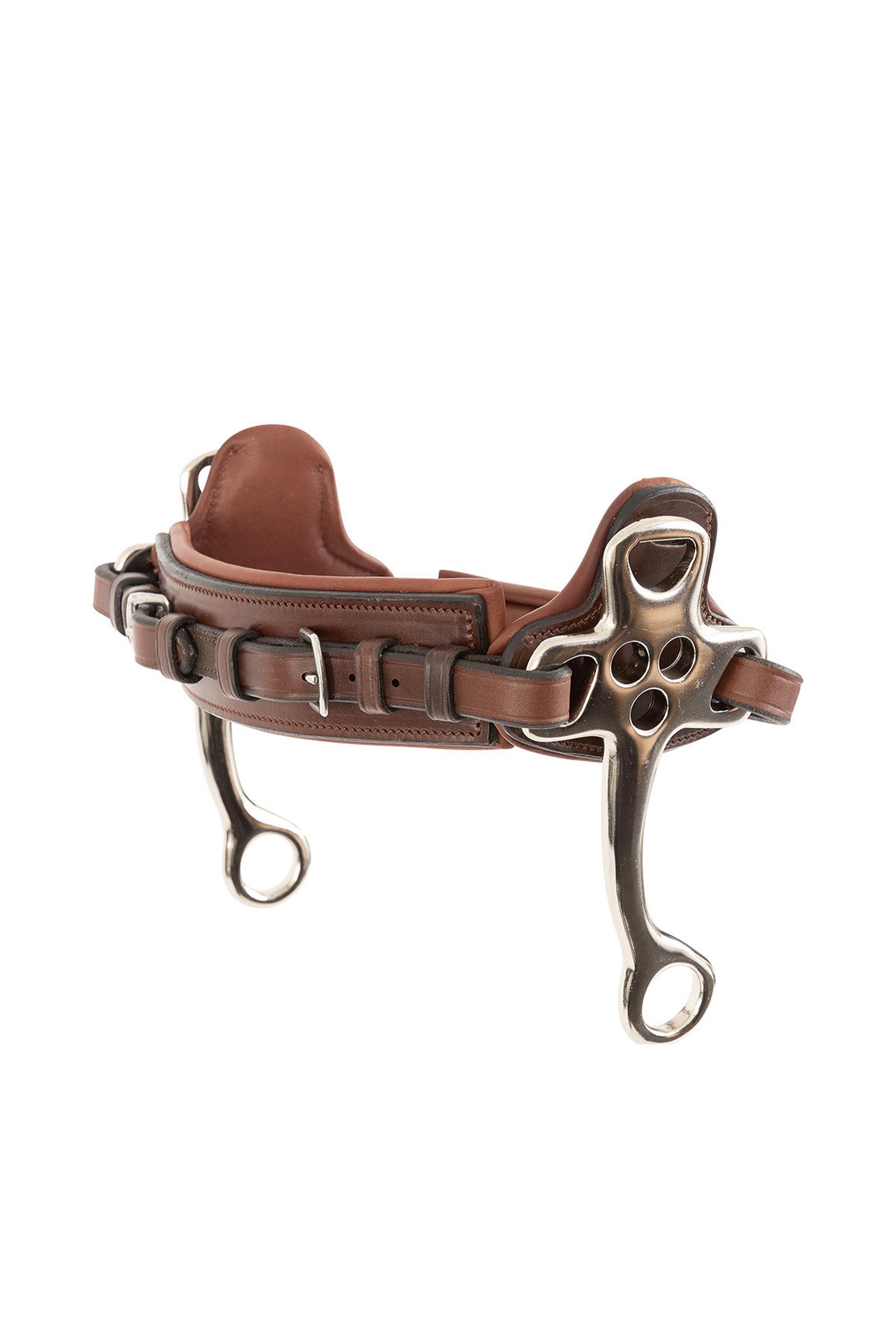 Trust Equestrian Hackamore N&auml;sbygel med kinder 16 cm