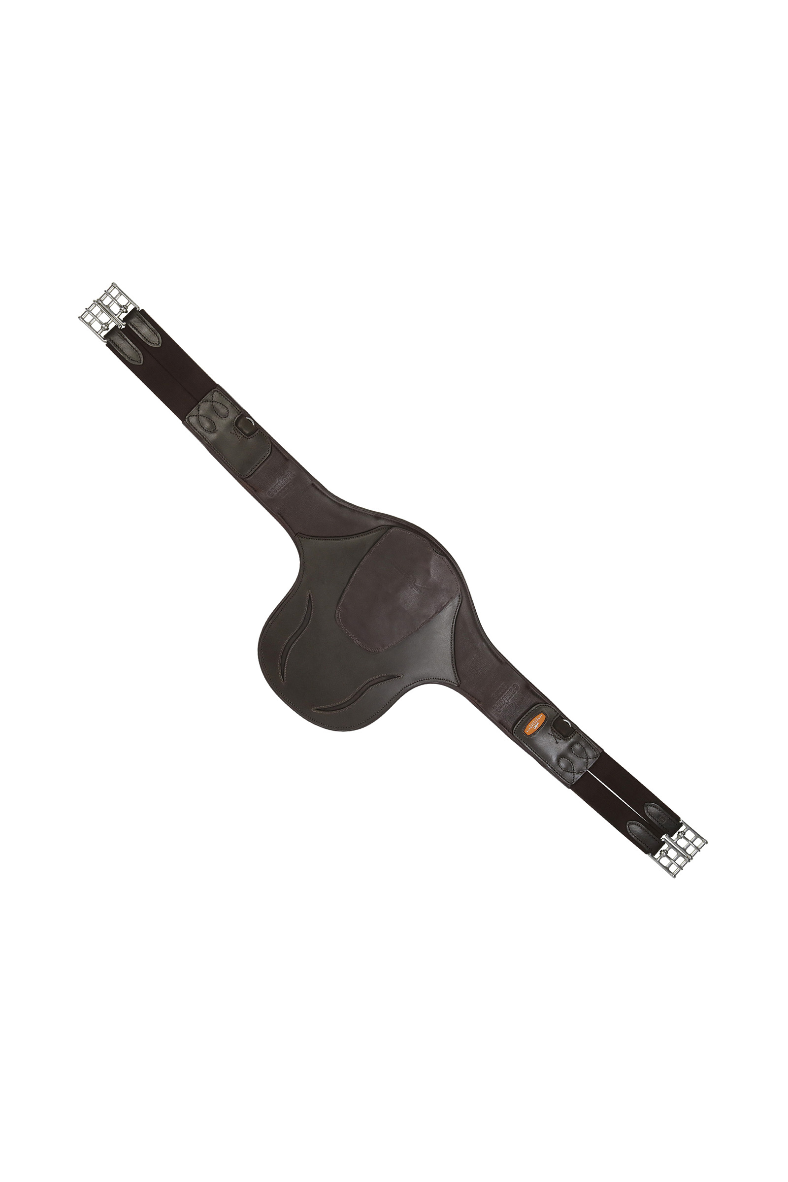 Dark Brown/Silver Schockemöhle Sports Oklahoma sadelgjord för allroundsadel