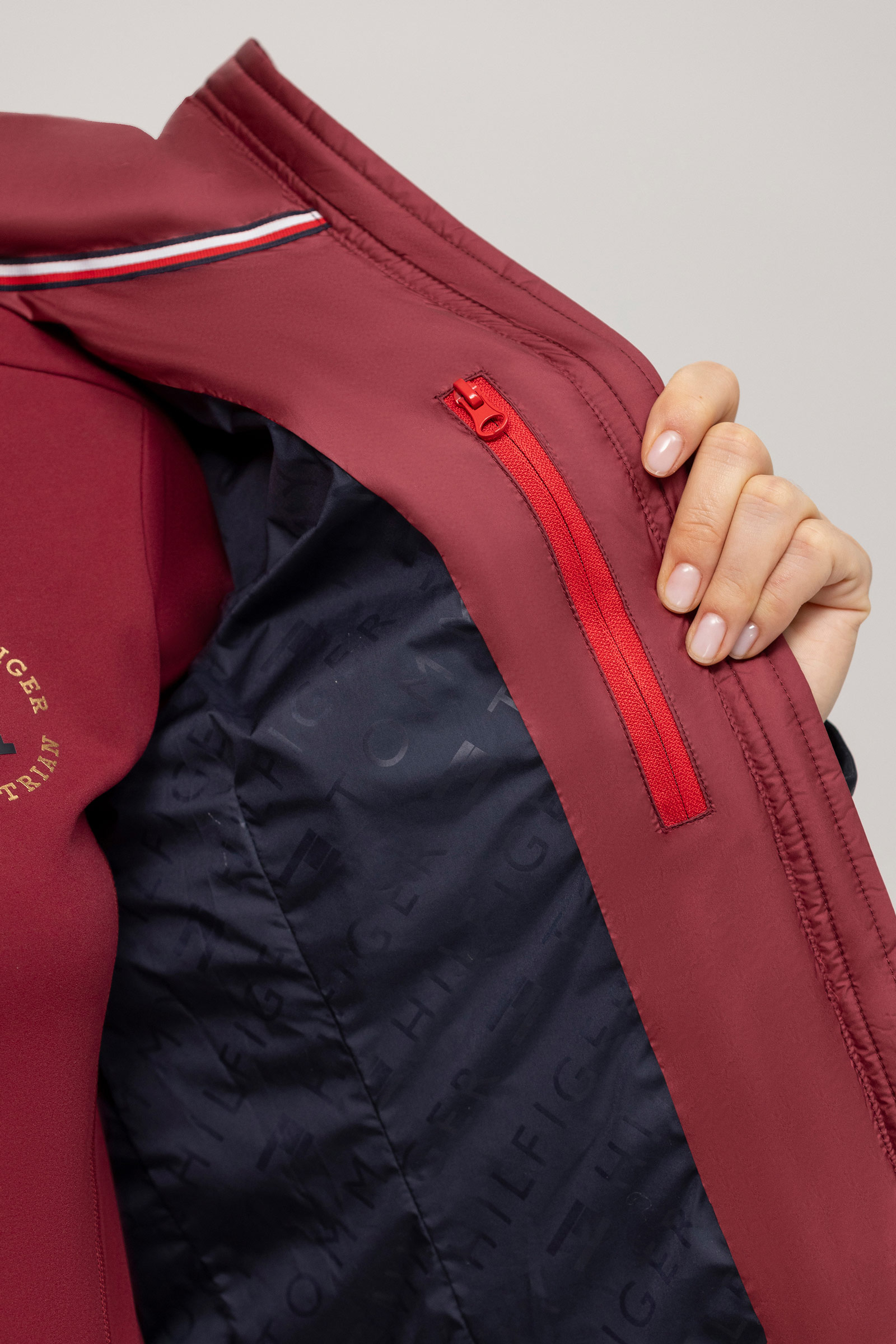 Tommy Hilfiger Equestrian Alabama dam steppjacka