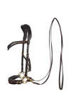 F.R.A. Freedom Riding Articles Glory träns Hackamore med tyglar (System 2), brun