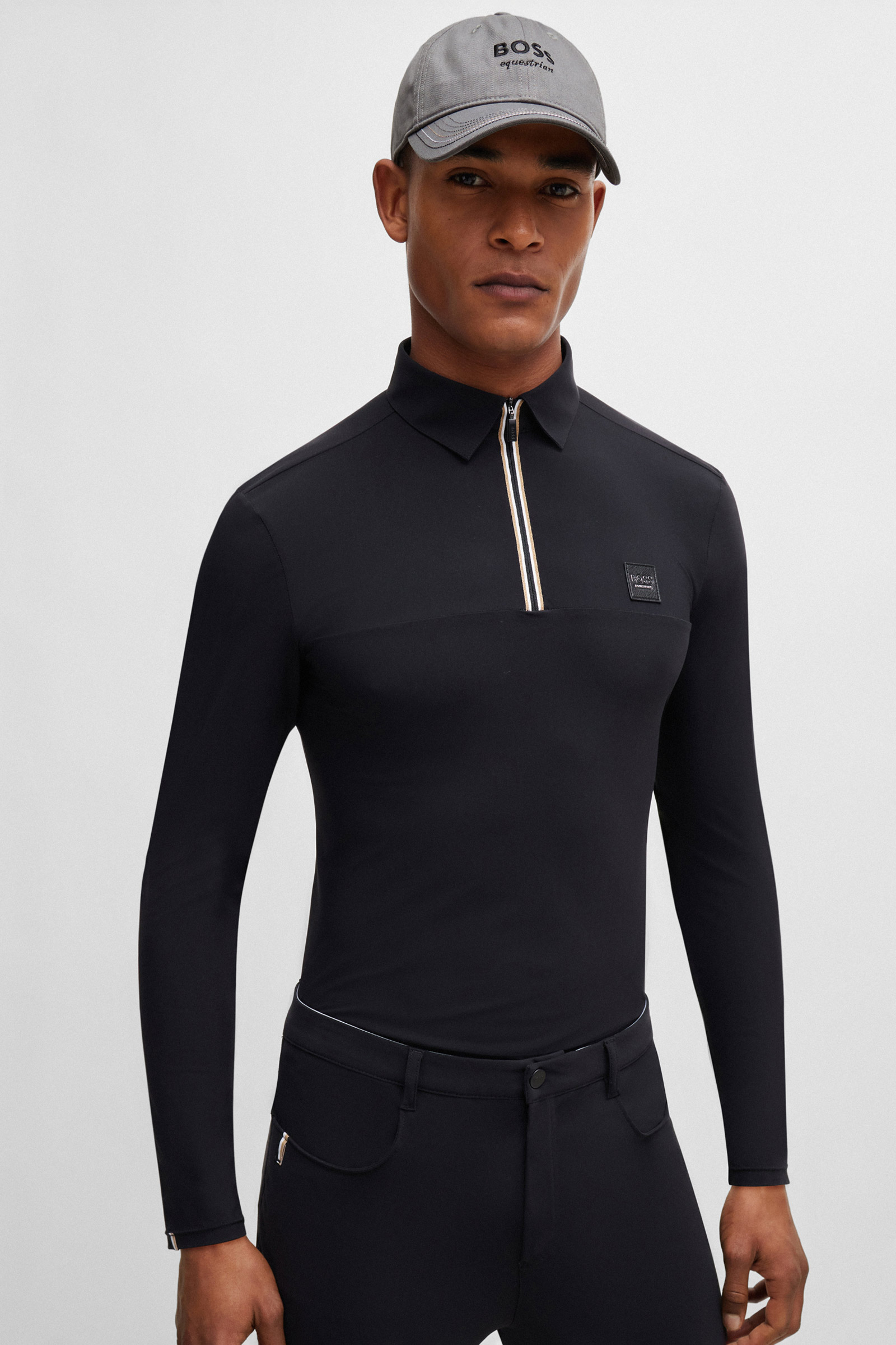 Boss keps med broderi