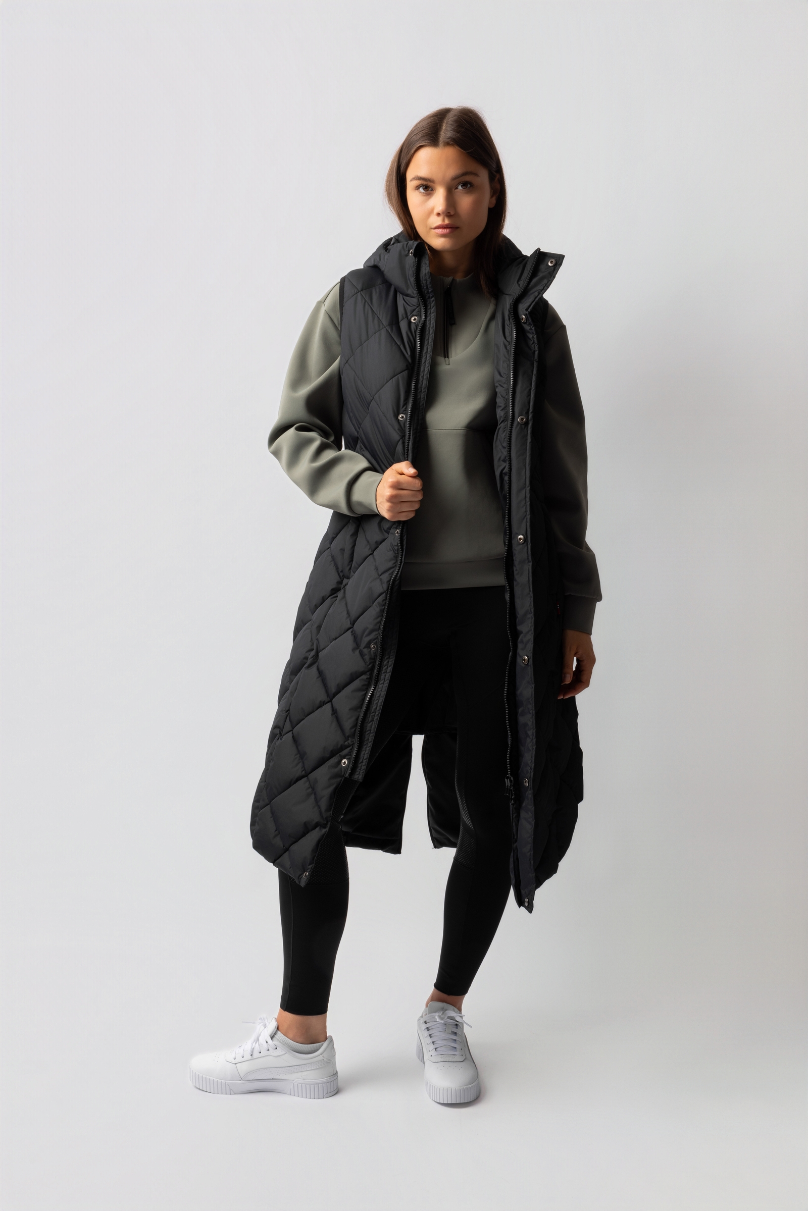 B Vertigo Gem lång vadderad ridväst