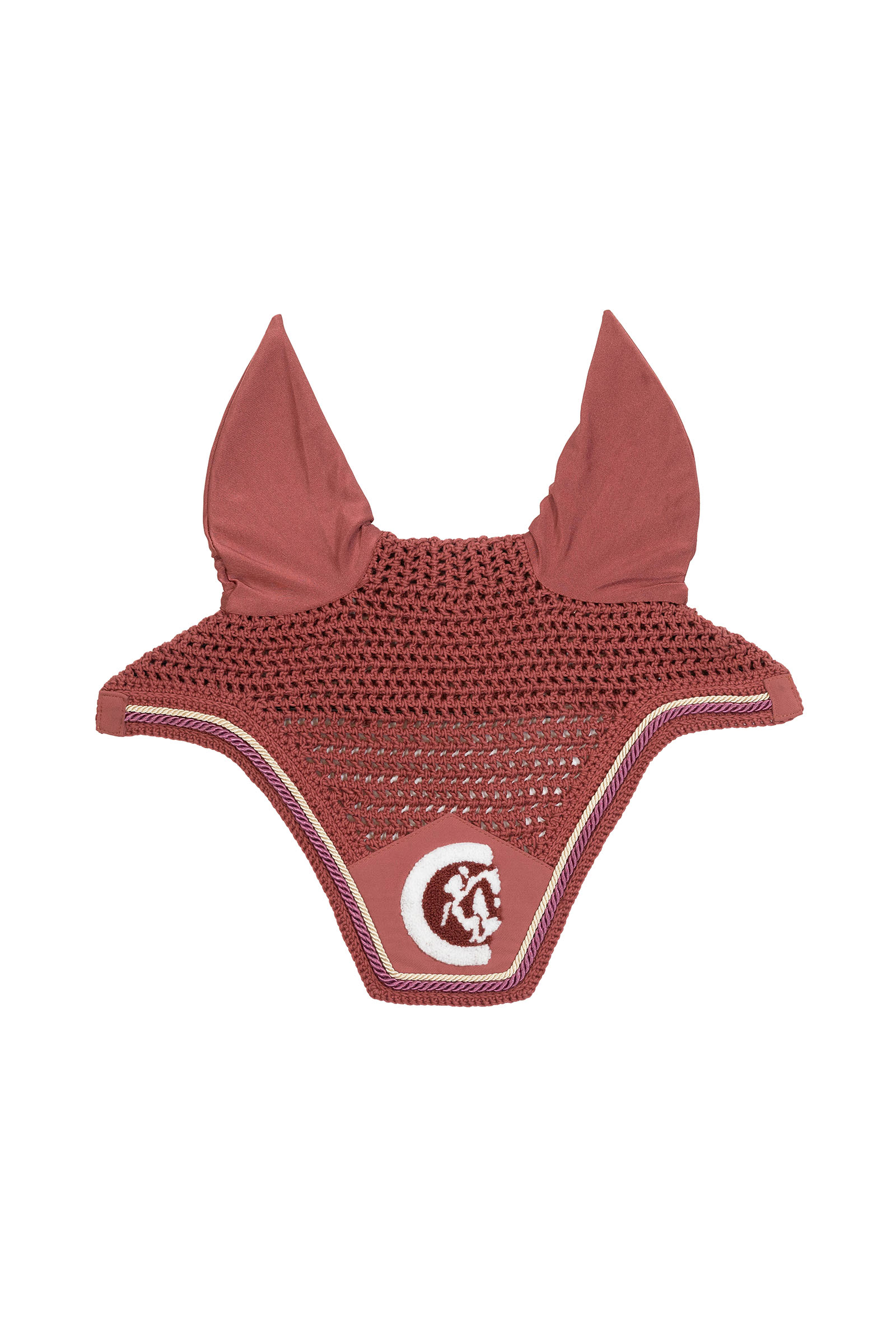 fuchsia Kentucky Horsewear huva Wellington 3D Logo rope