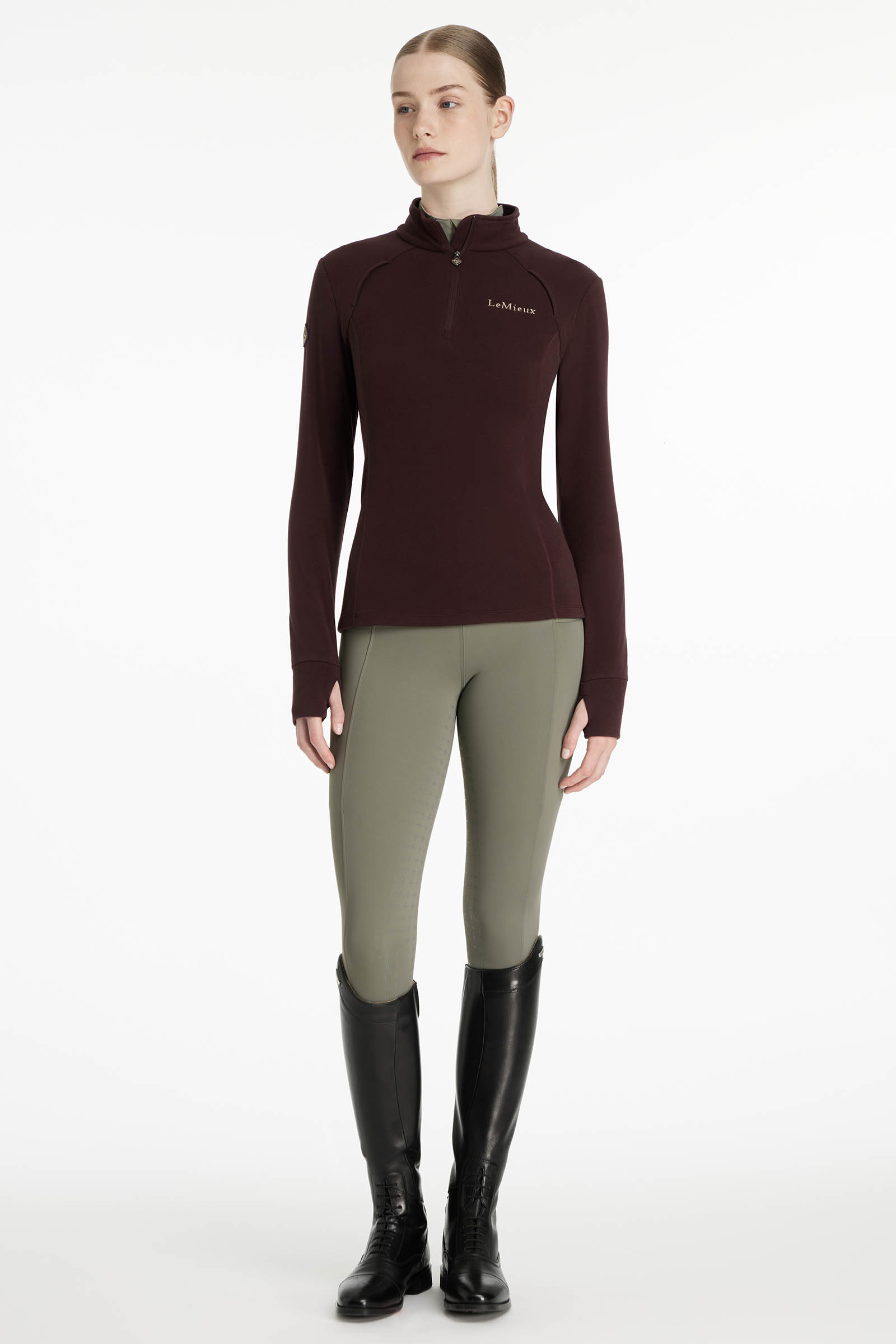 LeMieux Frances dam fleece med kvartdragkedja