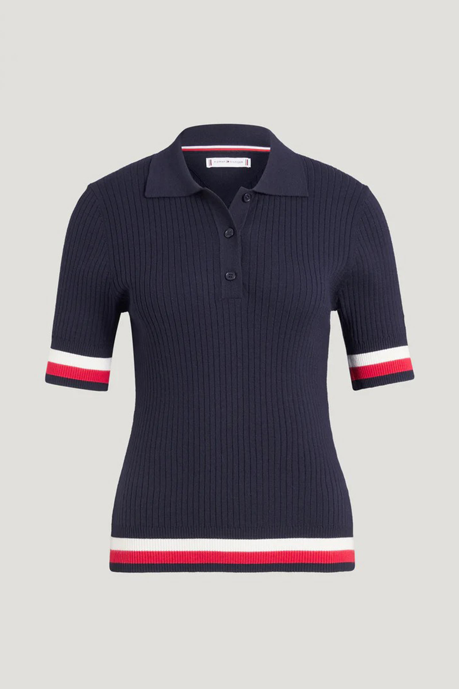 Tommy Hilfiger Equestrian Lenox stickad piké