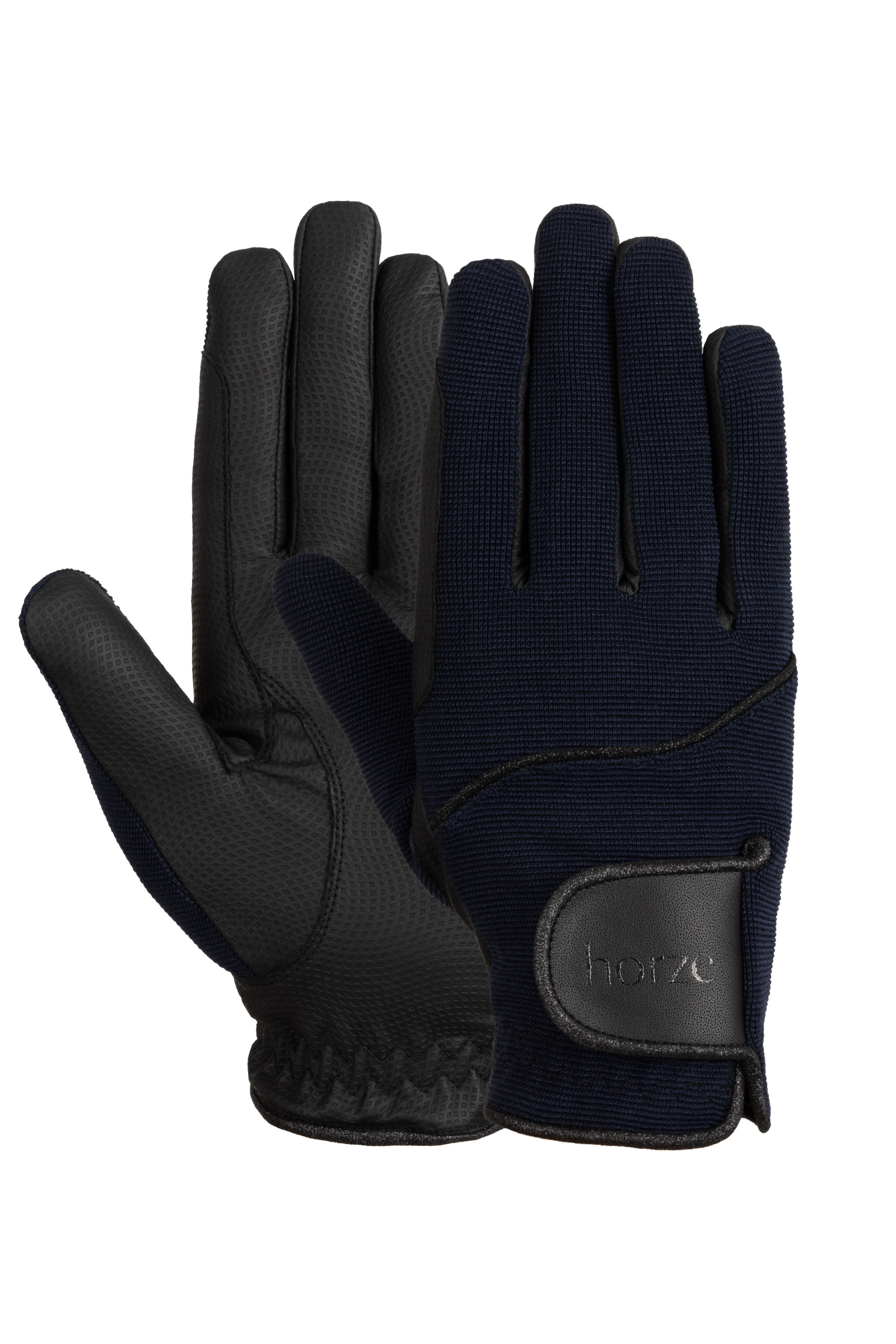Dark Navy Horze Mayla Winter ridhandskar f&ouml;r damer